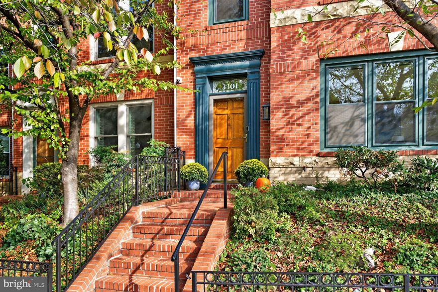 Once home to a Washington Nationals player, this 4 level townhouse in the heart of Clarendon carries a touch of Major League prestige! Sunny, smart, and sophisticated, you will find modern upscale finishes, including, a fully “smart” home upgrade in 2022 replete with modern outlets, recessed lights, smart switches, automated lightings and ceiling fans-all app or voice controlled. The main level offers a personal touch from the past with a custom built -in entertaining bar including an ice-maker, wine refrigerator and sink with plenty of cabinets for storage-this is a perfect space for entertaining friends and family. The living room is spacious enough to host large groups or for a quiet family night in.

In keeping with the modern upscale vibe the living room opens to the kitchen and dining room and includes new granite counters and backsplash, induction range, upgraded electrical for the stove, and a large separate pantry for plenty of storage. The bay window offers a perfect space for a breakfast nook and opens to the dining room that faces a dual sided gas fireplace and french doors lead out to the quaint balcony off of the dining room-great of morning coffee overlooking the park.

Heading to the third floor, discover your private retreat: a nearly 800 sq. ft. primary suite with new hardwood floors (2022) and a wall of windows (with remote shades for privacy) fill the space with natural light, while a generous seating area can be used as an at-home library and reading area or an at-home office. The spa-like en suite bath features dual vanities with new light fixtures and mirrors, a separate water closet, a soaking Jacuzzi tub, and a walk-in shower. Get ready for work or play with a thoughtfully designed, expansive walk-in closet featuring built-in shelving, hanging space, and drawers to perfectly organize clothing, shoes, and accessories. The 4th floor features 2 spacious bedrooms with hardwood floors and large closets as well as a  recently updated full bath. Both bedrooms overlook the sweet pocket park below. A full size W/D completes the 4th level.

The 1st level has both a rear garage entrance and a front foyer entrance along with a separate room that can function as a bedroom or den along with a coat closet. The 2 car garage has abundant storage shelving and windows for natural light.

Other recent upgrades include new roof and HVAC in 2020-2021, whole home smart electrical retrofit, kitchen refresh and hardwood floors on 3rd and 4th levels in 2022.

You’ll love living by the mini park with benches and green space right outside your door.  Steps from the Clarendon and Ballston Metro and grocery shopping is a breeze with Trader Joe’s and Whole Foods minutes away, Morning coffee and baked goodies at  Northside Social and Tatte, and restaurants like Colada Shop, Westville  and Ambar are all within minutes. Walkscore 96, Very Bikeable 86