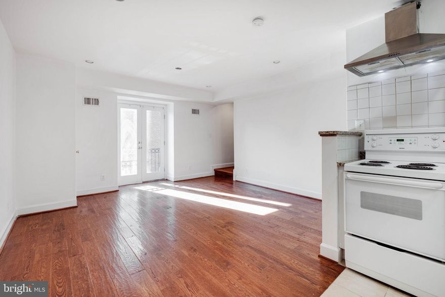 Completely private two-story one bedroom, one bathroom townhouse style condo - with a private parking spot directly outside your door. Walk up to the main living level which features a bright and inviting living and dining room with Juliet balcony, kitchen, pantry, and storage closet. Upstairs, enjoy a new stacked Washer/Dryer, the bedroom with multiple closets, and full bathroom with separate tub and shower. 

Located in the heart of Old Town, just four blocks from the King St metro, you'll have the entire back half of a 1900 boutique building, making this feel more like a townhouse with no one above or below you. Easily walk to Whole Foods grocery store and take advantage of the free Trolley up and down King Street, walking your dog down to the Potomac River or into Del Ray, or frequenting DC and Arlington via the Metro just minutes from your door. 

Parking, gas, water, sewer, and trash included in rent. Tenant pays for electric and any internet/cable services. Available immediately for 12-24 mo lease, and Pets are welcomed (size/number limit) with $500 non-refundable deposit and $25/mo pet fee. Tenant is responsible for repairs less than $150. Online application makes it easy to apply!