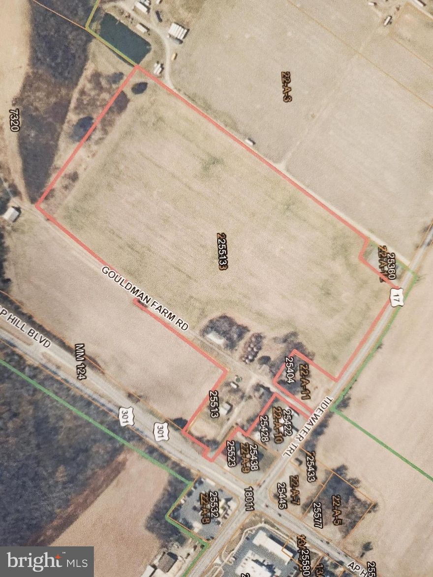 Strategic Corner Lot with Commercial Potential — Subject to Town Approval
Prime opportunity on 25 acres +/- at the intersection of US Route 301 and Route 17 in Caroline County, VA. This expansive parcel is currently zoned Rural Preservation but offers exceptional visibility and access for future commercial development, pending approval from the Town of Port Royal. Ideal for investors or developers seeking a high-traffic location from with possible flexible use potential. Subdivision into larger lots may be possible due to its current zoning, but sellers are motivated to market toward more intense commercial or mixed-use opportunities. Whether you're envisioning retail, service, or destination-based concepts, this site is a standout canvas for your next venture. Easy driving to Fredericksburg, Northern VA, Maryland, Dahlgren Naval Base, U.S. Army Fort Walker (formerly Fort A.P. Hill) and Richmond. Boundary Line survey,  high-lighted GIS Pic of Tax Parcel and current zoning uses from Town of Port Royal available upon request.