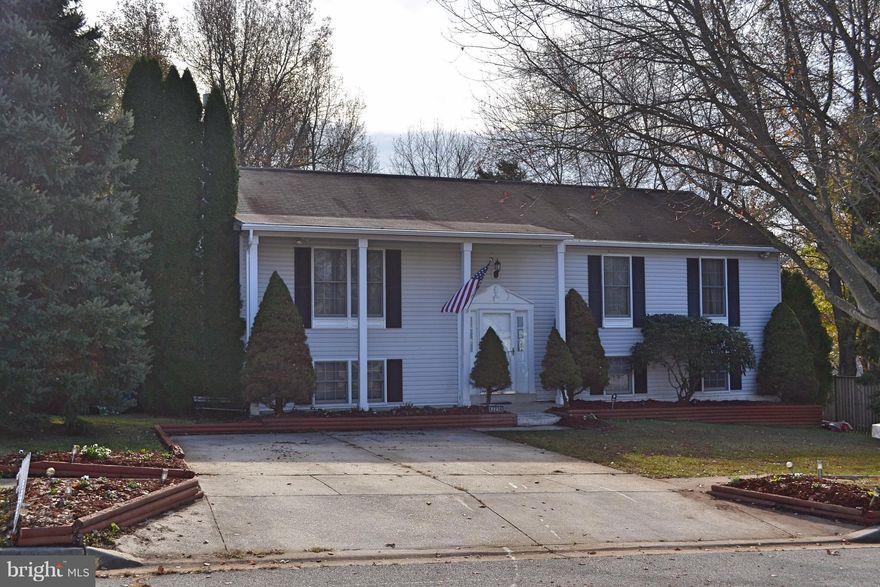 Well Kept Home Located at End of Road that Backs Up to Claggett Farm. Kitchen with Granite, Stainless Steel, Double Sink, & Laminate Floor for Easy Cleaning. Living Room, Dining Room & Master have Hardwood Floors. Basement Completely Finished with Lots of Room for Entertaining & Relaxing.  HVAC New.  Huge Double Lot (.56 acres) with Fenced Backyard, Step Down Deck, Pool, & 2 Sheds. A Must See.