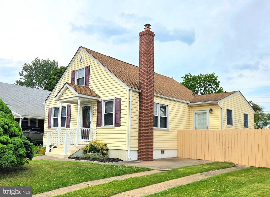 Well maintained Cape Cod with private backyard including a pool, Trex decking and patio ready for your hot tub with a hook up. The backyard has a privacy fence, newer shed and garden. Walk in to an over sized Living Room with newer carpet. Half of this room can be converted back to a 4th Bedroom if desired. Completely renovated Kitchen includes granite counter tops, tile floor, KraftMaid 42" cabinets, stainless steel appliances and plenty of room for a huge island if desired. There is a spacious Bedroom with walk in closet and a Full Bathroom with a glass shower, tile and newer vanity on the main level. Upstairs is the Primary Bedroom with plenty of space, parquet wood floors, a walk in closet and a Primary Bathroom with a Jacuzzi soaking tub, LVP flooring and new vanity & toilet. Walk down to the lower level to a Family Room with a wood stove. The second half of the basement is currently being used as the Third Bedroom. A large Utility Room has the washer and gas dryer and room for a Workshop. Walk up a few steps to a Sun Room with a built in bar and view of the pool. The roof is less than 15 yrs old, pool liner was replaced last season as well as a two yr old pump. Out front has 2 driveways with ample parking for vehicles, boats, rvs, etc. Property is located a house away from Gray Manor Park with 4 new baseball diamonds, new kids playground and soccer play area. Easy parking for guests.