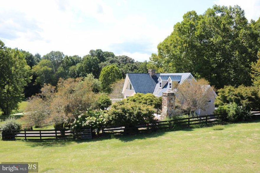 Completely charming custom cape with 3/4 bedrooms, 3.5 baths & first floor master. Custom woodwork throughout the home and wonderful natural light abound in each room. Home is located on 10 acres with a pond and an extensive trail system. Bring your pup and kids and enjoy the scenic beauty! 2 stall barn and up to 2 horses welcome at additional cost. Vacant.