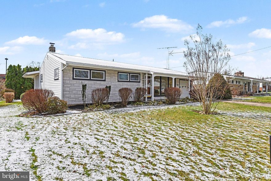 Nestled in the serene enclave of Hampden Gardens, this well-maintained ranch-style residence embodies the perfect blend of comfort and convenience. Built in 1955, this charming home has been thoughtfully updated while retaining its timeless appeal, offering a warm and inviting atmosphere that welcomes you from the moment you step inside. As you enter, you are greeted by a spacious layout.  The family room, conveniently located off the kitchen, is perfect for gatherings, featuring a cozy gas fireplace that creates an inviting focal point for relaxation. The well-appointed dining area and breakfast nook provide ample space for entertaining, making every meal a special occasion. The heart of the home is the kitchen, where functionality meets style. Natural light pours in through double-pane windows, illuminating the space and enhancing the inviting ambiance. The interior features include an entry-level bedroom, ideal for guests or as a private office, ensuring versatility for your lifestyle needs. Venture downstairs to discover a partially finished basement that offers many possibilities. With garage access and shelving, this space is perfect for additional storage. The laundry area is conveniently located in the basement, making household chores a breeze. Step outside to enjoy the beautifully maintained exterior, complete with a retractable awning in the back and exterior lighting that enhance the home's curb appeal. The terrace provides a serene outdoor space for morning coffee or evening relaxation, while the level lot offers plenty of room for gardening or outdoor activities. Parking is a breeze with an attached garage featuring rear entry and a garage door opener, along with additional driveway space for guests. The suburban location ensures a peaceful retreat while still being conveniently close to local amenities, parks, and recreational opportunities. This home is not just a residence; it's a lifestyle. Experience the charm of Hampden Gardens, where comfort meets convenience, and every detail has been curated for your enjoyment. Embrace the opportunity to make this property your own and create lasting memories in a space that truly feels like home.