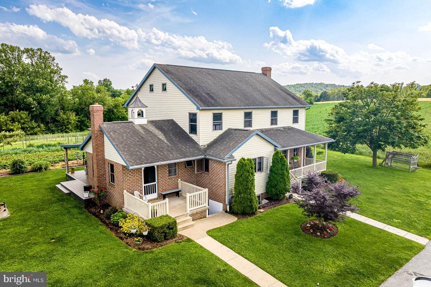 This farm lacks nothing. 52 acres total with 20 + acres open, 20 acres woods, creek, and an expansive homestead with more buildings and options than you can shake a stick at. The Amish home was built in 2004 with a finished basement and second kitchen. It has a 2 story 2,900 SF barn with large horse stalls, hay storage, rec room and office. Next is a two-story 60'x64' shop currently used for manufacturing with a lucrative potential 3-year lease option. The shop across the driveway is 40'x72' featuring a loading dock, heated floor and auto lift. The diesel is housed in a separate block and cement structure. Another pole barn behind the house is 32'x42' with sliding and overhead doors. This established homestead boasts a blacktop drive and parking, a large garden with established berry bushes and plenty of deer and turkey to chase. There is also a 5-acre building lot with a pond, septic, and well that could be purchased for an additional $150,000