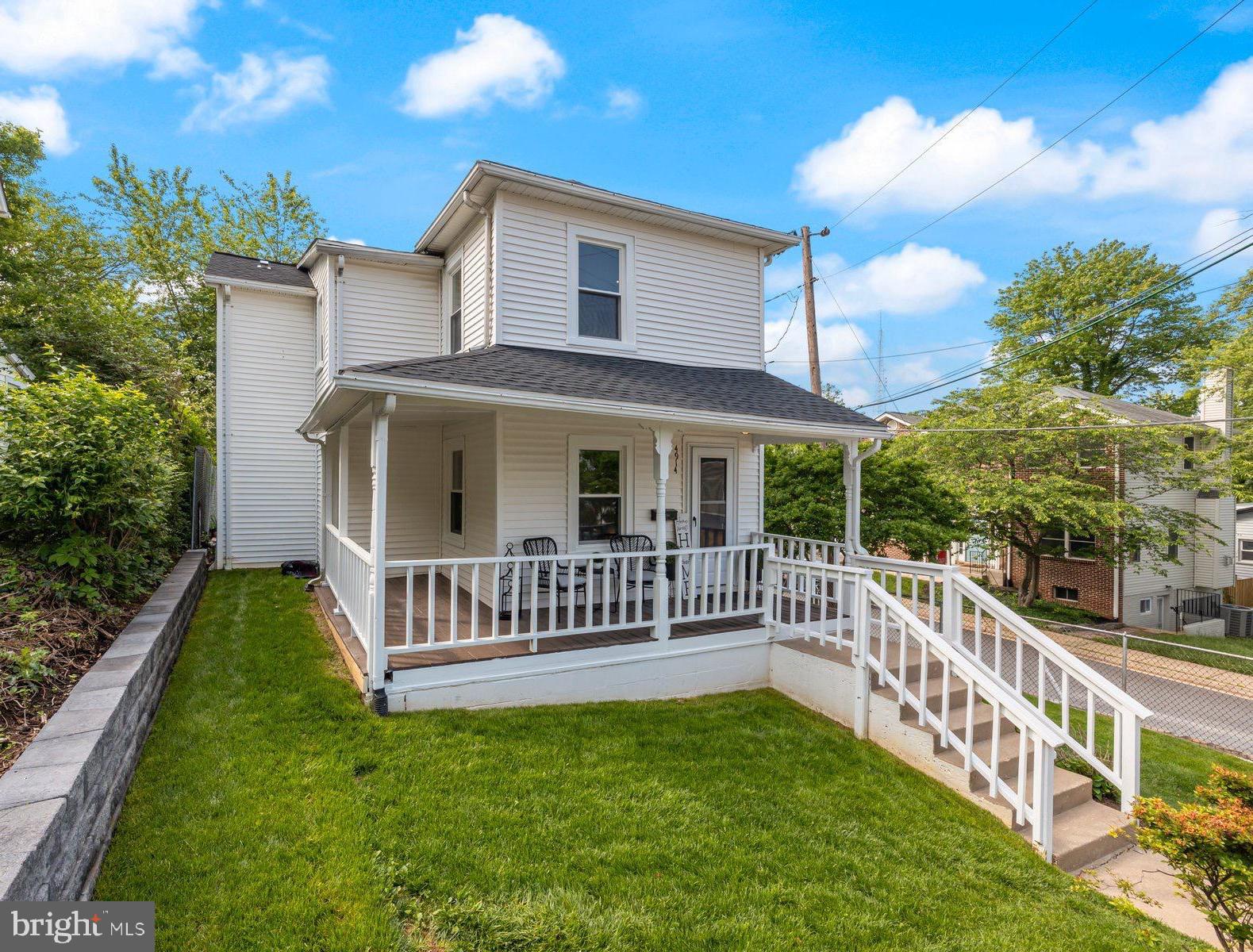 Location Location Location - Welcome Home to 4914 22nd Street North, a beautifully renovated Colonial nestled in Arlington’s coveted 22207 ZIP code. Fully updated in 2025, this home offers a perfect blend of classic charm and modern convenience in one of North Arlington’s most desirable residential pockets. From the moment you arrive, the curb appeal and thoughtful upgrades invite you in.
Inside, you’ll find approximately 1,218 square feet of finished living space across two levels, with the potential to expand the footprint and add a 3rd bedroom. New features include new luxury vinyl plank flooring on the main level and plush carpeting upstairs. The kitchen is a true standout, with sleek quartz countertops, stainless steel appliances, and modern cabinetry that make both everyday meals and entertaining a pleasure. Two full bathrooms have been completely redesigned with high-end finishes and beautiful walk-in showers, while a newly added half bath on the main floor offers added convenience.
Out back, enjoy a spacious yard with plenty of ro for an addition and a newly constructed rear patio—ideal for relaxing, grilling, or gardening. A private driveway provides off-street parking, and there’s ample street parking available for guests.
A hidden bonus awaits below: a walkable crawlspace/basement offering approximately 280 square feet of freshly painted, clean concrete storage with around six feet of ceiling height. Whether you need space for bikes, tools, seasonal items, or long-term storage, this area adds flexibility and functionality rarely found in homes of this size.
Location is another major asset. Just seconds from Langston Boulevard (formerly Lee Highway), this home offers unbeatable access to local amenities and commuter routes. You’re minutes from Lee Harrison Shopping Center, Ballston Quarter, and a wide variety of restaurants, shops, and cafes. Commuting is easy via I-66, Route 29, and the nearby East Falls Church Metro station. Nature lovers will enjoy close proximity to Bon Air Park, the Bluemont Junction Trail, and Chestnut Hills Park for walking, biking, or weekend picnics.
Families will appreciate the well-regarded school pyramid: Glebe Elementary, Williamsburg Middle, and Yorktown High School (please confirm with Arlington Public Schools).
Thoughtfully upgraded, move-in ready, and full of character, this home is a rare find in a premier Arlington location. Come see what life could look like at 4914 22nd Street North.