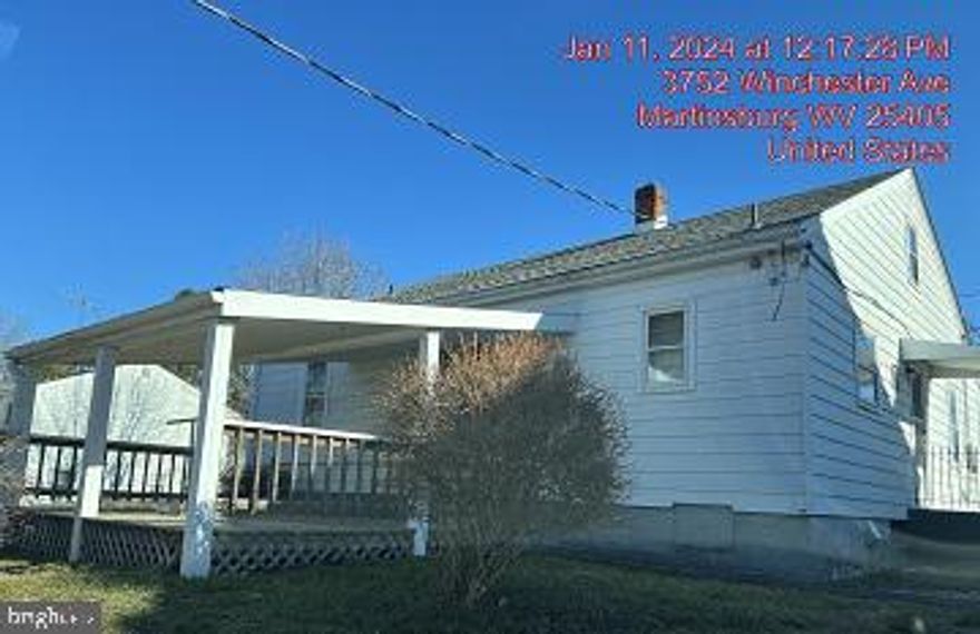 Property sold at auction and sold as is.