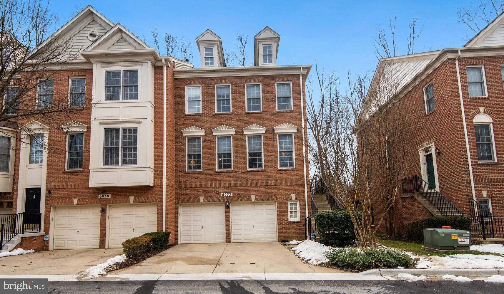 Welcome to this beautifully updated, end unit, townhouse-style condo in sought-after Cherington. This stunning 2,700+ square foot home offers all above ground living space boasting high-end updates and elegant finishes. The bright and open floor plan offers an abundance of living spaces with gleaming hardwood floors, crown molding, wainscotting, 9 foot ceilings, a gas fireplace and an oversized custom deck. Enjoy the recently renovated eat-in gourmet kitchen featuring modern cabinetry, stainless steel appliances, and contemporary lighting. The kitchen opens to a family room with table space, a fireplace, and glass doors opening to the private deck. The spacious owner’s suite provides a spa-like bathroom with an oversized lead-glass framed shower, double vanity, and designer tile finishes. The fully finished lower level provides a rec room, half bath, and access to the attached 2 car garage. Desirable location minutes to everything!! Walk to Pike & Rose, Rockville Pike, White Flint Metro, and numerous pools and parks. Easy access to I-270 and I-495. Top rated MOCO school district. Don't miss!!