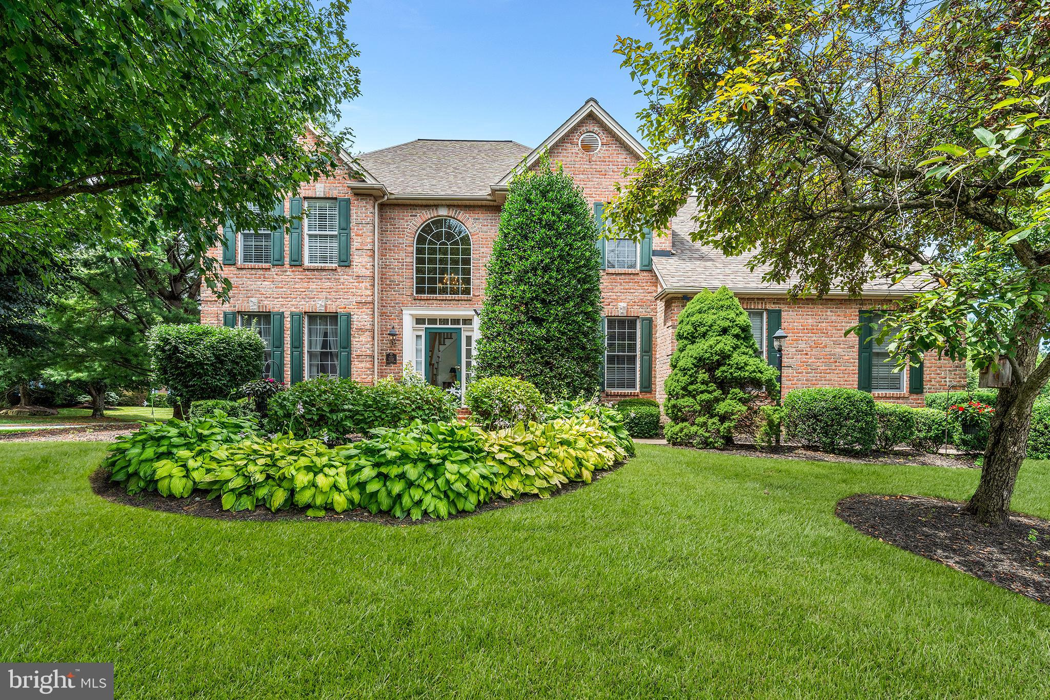 Welcome to this exquisite executive luxury home nestled in the heart of Center Valley, PA, where timeless Colonial architecture blends seamlessly with modern elegance. Offering 2,867 square feet of thoughtfully designed living space, this residence is a perfect balance of classic charm and contemporary comfort. Once inside, you're greeted by freshly resurfaced hardwood floors that exude warmth and sophistication. The home’s open, light-filled layout is accentuated by soaring ceilings, skylights, and a cozy gas fireplace—creating a welcoming atmosphere ideal for everyday living and stylish entertaining. The expansive living and dining areas flow effortlessly, making it easy to host both intimate gatherings and larger celebrations. With four generously sized bedrooms, the home provides ample space for relaxation and privacy. The luxurious primary suite serves as a peaceful retreat, complete with a spa-inspired ensuite bath for ultimate comfort. This home is truly move-in ready, with major updates already completed—including a new roof and water heater in 2023, and servicing of the heating and cooling systems in 2024—giving you peace of mind from day one. Located within the prestigious Southern Lehigh School District, this home also offers exceptional convenience. You'll be just minutes from renowned golf courses, top-rated schools, and the vibrant Promenade Shops, known for upscale dining and boutique shopping. Easy access to major highways makes commuting a breeze. Discover a lifestyle of comfort, quality, and convenience in this beautifully maintained Center Valley home—where luxury living is redefined.