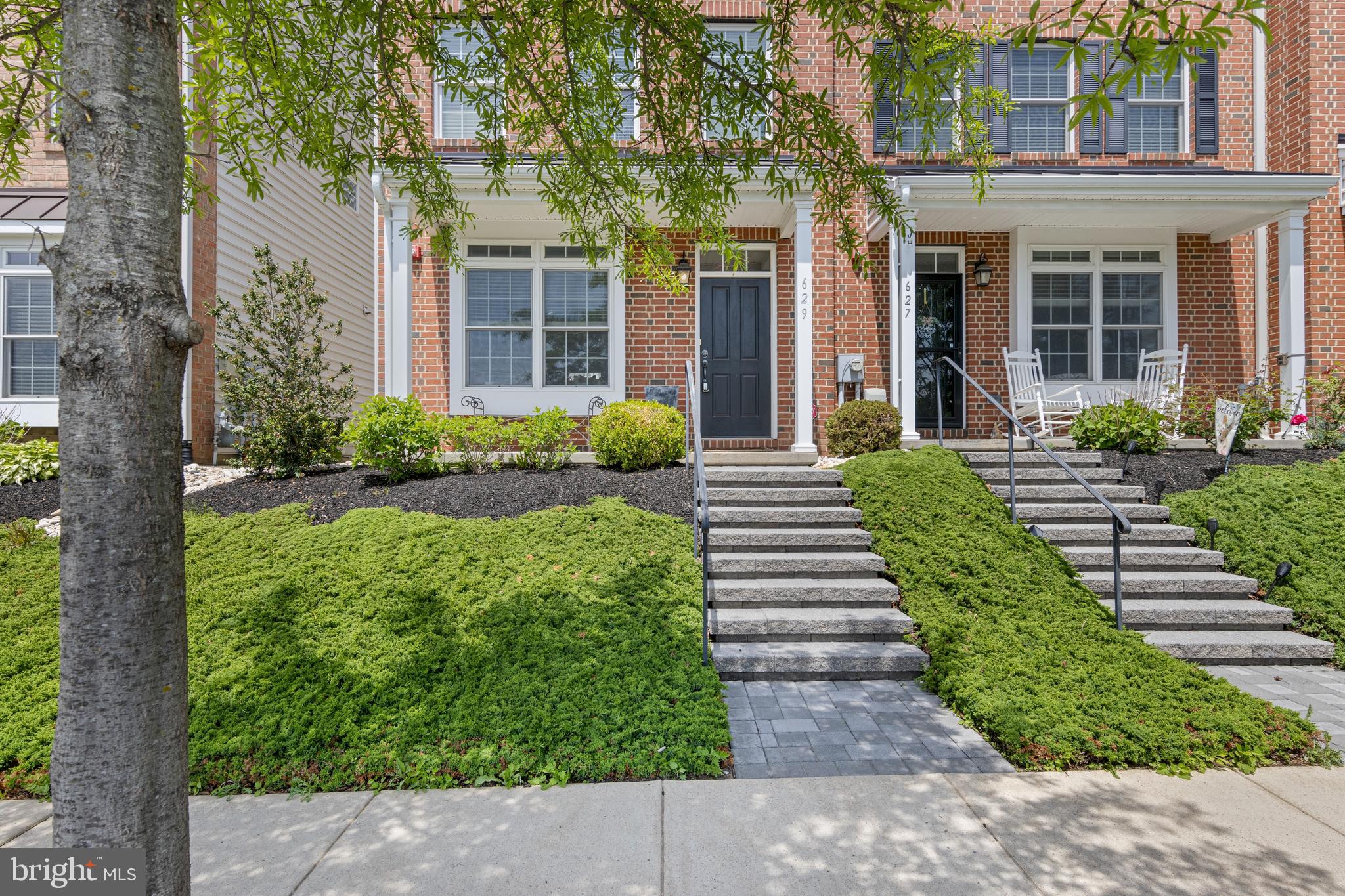 Welcome to this amazing, Model-quality 3 Bedroom, 3.1 Bath town home in Magnolia Place! Truly a must-see property with numerous upgrades throughout! The entire home has been custom designed for a luxurious feel that must be experienced. Enter into the gorgeous Family Room with gas-fireplace creating an ideal setting for entertaining. French Doors lead to the bright and cheery den overlooking the front porch. Gourmet Kitchen with custom tile backsplash, upgraded appliances, quartz counters, Breakfast Room with access to the private rear yard and detached garage! 2nd level features a Primary Suite with coffered ceiling, walk-in closet and luxurious spa-like Bath. Spacious guest bedroom also has it's own private en-suite bath and walk-in closet. 3rd level has a loft/2nd Family Room area, 3rd Bedroom and full Bath and provides access to the rear terrace with views of stunning Kennett Square Borough! Award-winning Kennett Consolidated SD, easy walk to downtown Kennett Square, this stunning home is ready to go!!