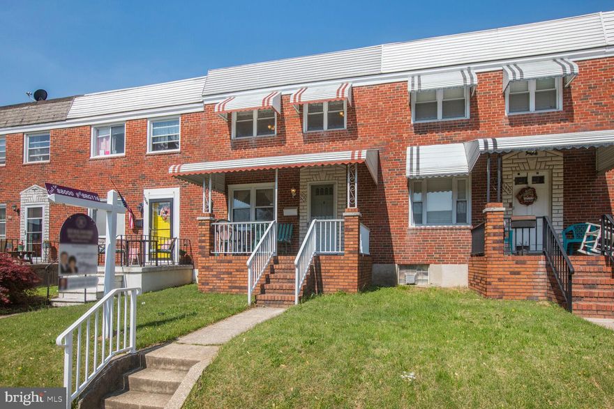 Final, best and no escalation clauses due by Sunday 5/4 at 1pm . Seller does have the right to select an offer prior to that time. -  Welcome to 1892 Church Rd, Baltimore, MD! This charming interior row townhome offers 3 bedrooms, 1 full and 1 half bath, and has been lovingly maintained by the same owner since 1968. Pride of ownership shines throughout this well-kept home, featuring classic metal awnings and a peaceful backyard that backs up to a wide-open field—providing extra privacy and space to enjoy. A dedicated storage shed adds convenience for your tools and outdoor gear. Don’t miss this rare opportunity to own a solid, well-cared-for home in a serene setting!