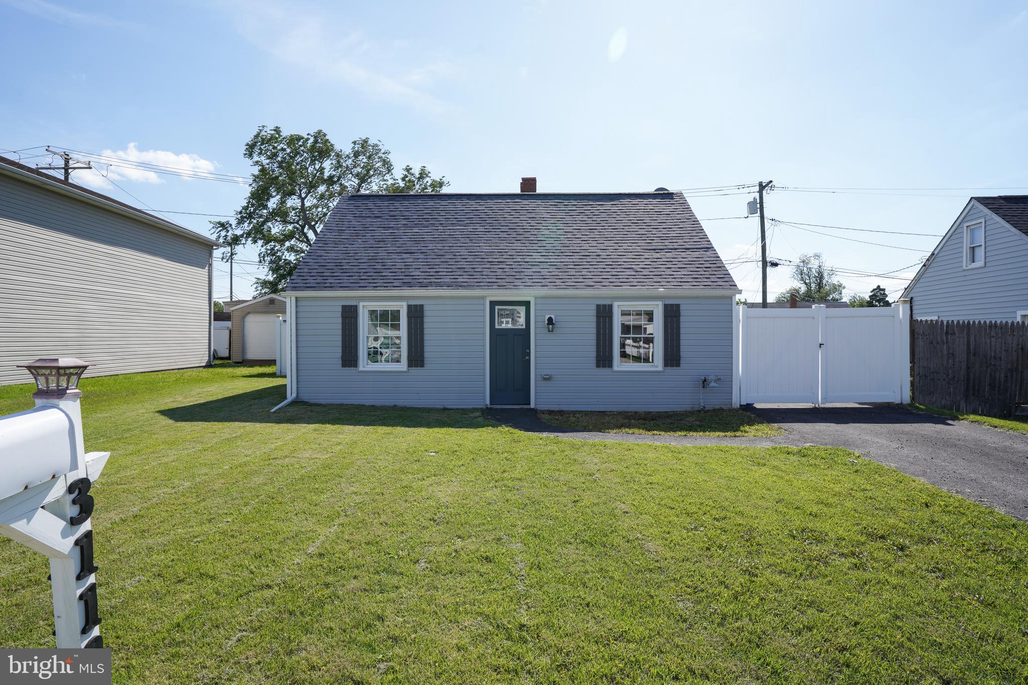 Must see this adorable quaint rancher home with two bedrooms and 1 full bath home. There is a driveway for at least 2 vehicles. This home was totally updated less than 2 years ago with new luxury vinyl plank flooring, kitchen completely remodeled with white shaker cabinetry, stainless steel appliances, granite counter tops, updated full bathroom, new carpet in bedrooms. Other updates that were completed 2 years ago were new HVAC, updated electric, newer roof, new siding. Literally just pack your bags and move right into this home. The seller had thought that if she stayed would add an upper level or an addition off the back of the home, which could easily be done in the future for about $70,000.