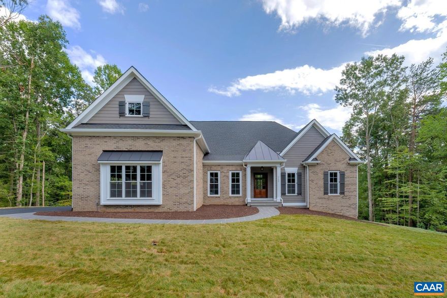 Rare opportunity to own a new home in an established section of Glenmore! Introducing the Newport on a stunning .54 acre wooded homesite with finished basement Rec Room, Bedroom and Full Bath Included. This striking home features local, natural stone and a custom mahogany entrance door. This 'Newport' plan offers an open floor plan with a stunning Great Room that boasts a cathedral ceiling and tons of windows to maximize natural light. Quality built 2x6 exterior walls, custom mahogany front door, R-19 insulation, and Trex Deck. Kitchen includes painted maple cabinetry (white, gray, etc. shaker style), granite countertops (also in owner's suite), and much more. Photos are of previously built model home.,Granite Counter,Maple Cabinets,Wood Cabinets,Fireplace in Family Room,Fireplace in Great Room