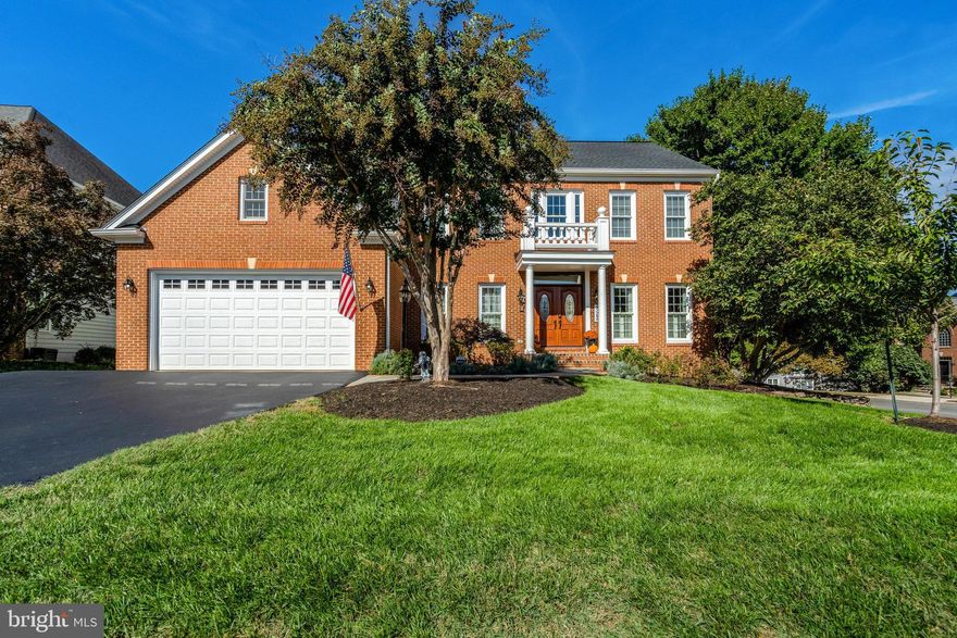 This stunning corner lot home has been thoughtfully updated and is ready to impress. Offering 5 bedrooms, 4.5 baths, and a main level office, it features freshly refinished wood floors, brand-new windows, and French doors that open to the deck. The kitchen boasts granite counters with plenty of space for everyday living and entertaining. The finished basement includes a bar area, ideal for hosting. Recent upgrades include a new roof (2024) and dual HVAC systems (2021). A charming stone walkway in the front adds to the welcoming curb appeal.