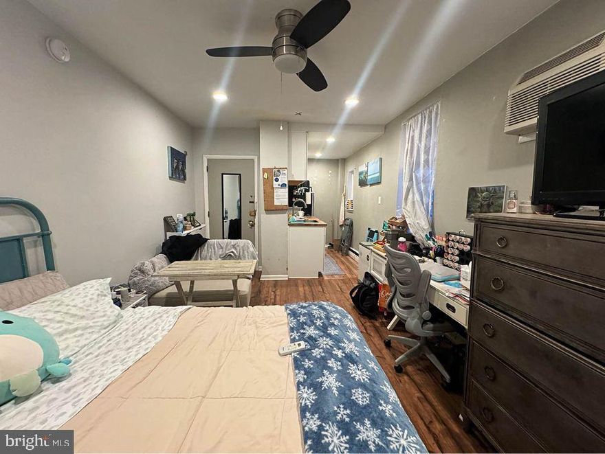Adorable Studio unit available in Washington Square West neighborhood!  Walking distance to Jefferson, Chop, and other neighboring universities and medical residencies along with local shopping, grocery stores, and many of Center City's parks.  Perfect location for commuters traveling via the Broad Street line or Market.  Unit has split unit providing both heating and cooling, no gas in unit, and washer/dryer!  Available for May 1st move-in.  Flat fee $50/month for water and tenant is responsible for electricity.  Schedule your tour today!