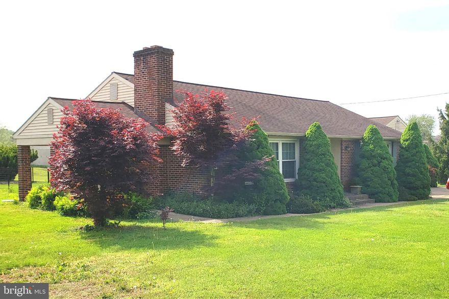 For Sale - 8.6 acre mushroom farm in Kennett Township with a 61 year old 3 bedroom, 2 full bath all brick ranch house with attached 2 car garage.  Property has 8 double mushroom houses, 1,500 square foot concrete block workshop, 2,000 square foot 5 bay dirt shed and 43,000 square foot composting wharf with storm water facility.  Property is gently sloping with views of the West Branch of the Red Clay Creek and Parrish Trail Park.  Horses, other large farm animals and public stables are permitted.  With special exception approval, kennel and veterinary clinic are permitted.  Property can be subdivided, possible uses are single family and with conditional uses approval, mobile home park.  Check with Kennett Township for zoning requirements.  Property is zoned SA - Specialized Agriculture.  Property is in Act 319, preferential tax assessment.  See other listings - 109, 114, 115, 117 Chandler Mill Road.