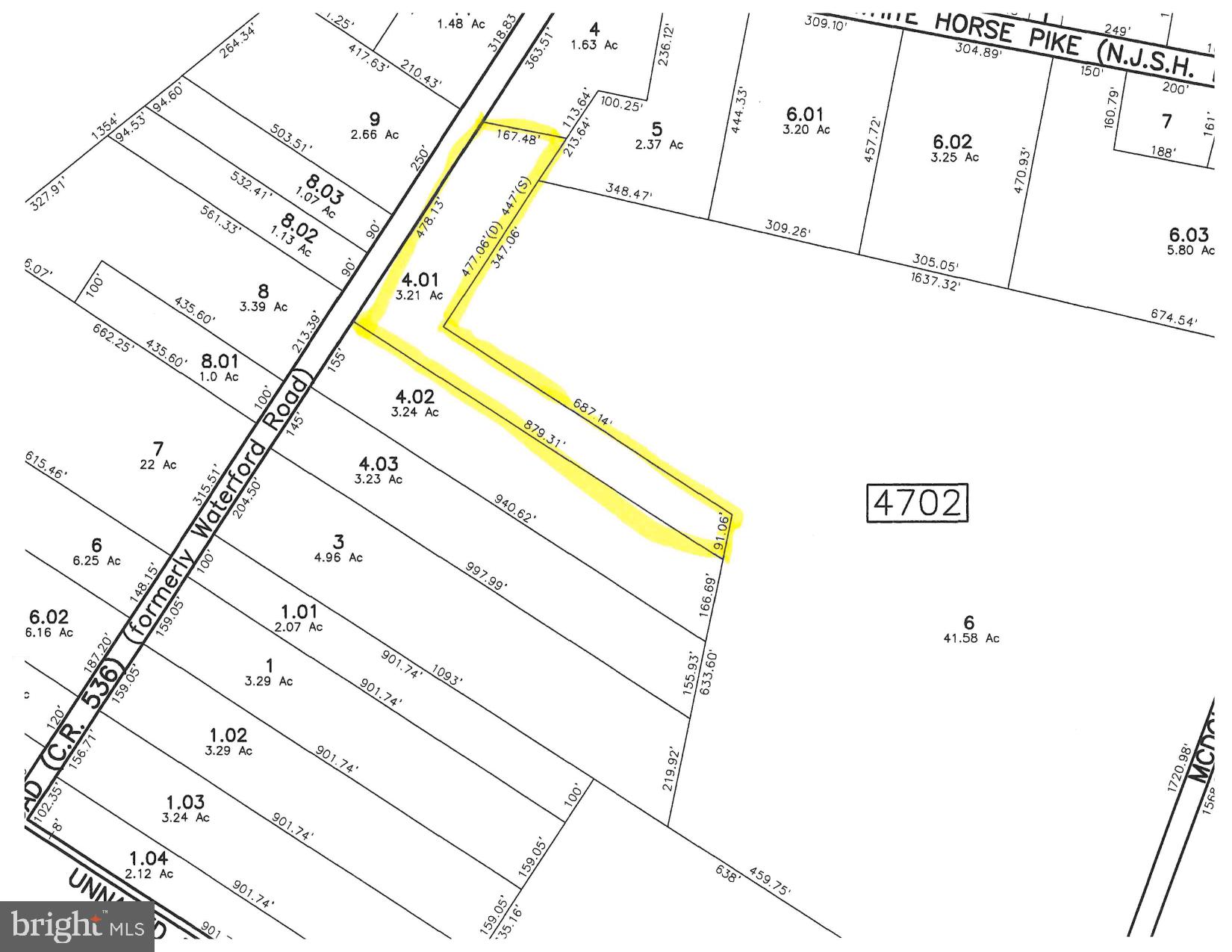 Photo 1 of 1 — Lot 4.01 PUMP BRANCH ROAD, WATERFORD WORKS, NJ 08089
