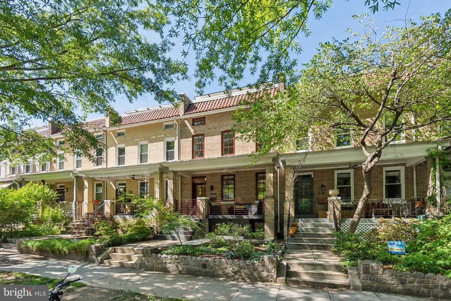 Style meets function in this nearly net zero DC rowhome with a one-of-a kind floor plan! The owners took great care to make this all-electric home as energy efficient as possible, and no expense was spared. There are 12.95 kWs of OWNED solar panels on the roof which cover nearly 100% of daytime energy use and generate SRECs to offset the home’s energy needs at night or in low sun conditions. The home boasts efficient heat pump technology for the heat, A/C and hot water heating functions. The temperature inside the home is easier to maintain due to upgraded sprayed-in insulation sealing up every nook and cranny, as well as Energy Star rated casement windows throughout the home. The home also has an Aquasana reverse osmosis water filtering system for all water serving the main and second levels.  

This home is as visually stunning as it is energy efficient, strategically designed to draw in natural light on both the main and second levels. The main level is equally suited for posh entertaining or getting the family up and out on busy weekday mornings. Smart storage and organizational features have been built into all the levels of this home. The kitchen has the expected bells and whistles like sleek cabinets, stylish quartz counters, induction cooktop, soft-close doors/drawers, stainless appliances and great lighting. It also boasts surprise elements like a kitchen drawer outlet for concealed device charging, a remote-controlled cooktop exhaust fan/light, a Bosch Wi-Fi enabled refrigerator, a peg organization system inside many of the drawers, and drawer inserts for cutlery, flatware, spices, etc. Both the main and upper levels have blonde wide plank solid oak flooring, not the prefinished veneered flooring found in so many homes these days.  

The second level has 3 large bedrooms, two full bathrooms and an office with pocket doors. The primary suite can easily accommodate a king bed, has a walk-in closet and a luxurious bathroom with dual sink vanity, expansive shower and heated floor. Laundry is also conveniently found on this floor.

The lower level is a separate unit. It has two bedrooms and two full bathrooms, but it can be further divided into two separate one bedroom suites depending on how the new owner desires to utilize the space. Each suite has its own kitchenette, laundry, on-demand hot water heater and climate control. The owners used one suite for a nanny and one suite for longer-term family guests. Check out the floor plan and virtual tours for a better understanding of the space. 

The home has a rear yard with parking, a Pennsylvania Blue flagstone patio, a gorgeous oak tree and a nice patch of grass. There is a community garden across the street, a playground across the alley and Rock Creek Park is only a few blocks away. This home is in the northern part of Columbia Heights, so it is close enough to 16th Street Heights to be calm and tranquil, yet it is equally close to numerous restaurants, bars, gyms, shops and grocery stores. Metro is about a .65 mile walk, with bus access at each end of the block on 13th and 14th Streets. This home was designed by the owners for themselves, not as a flip. The quality of the work, fixtures and finishes is evident when you walk through the home!