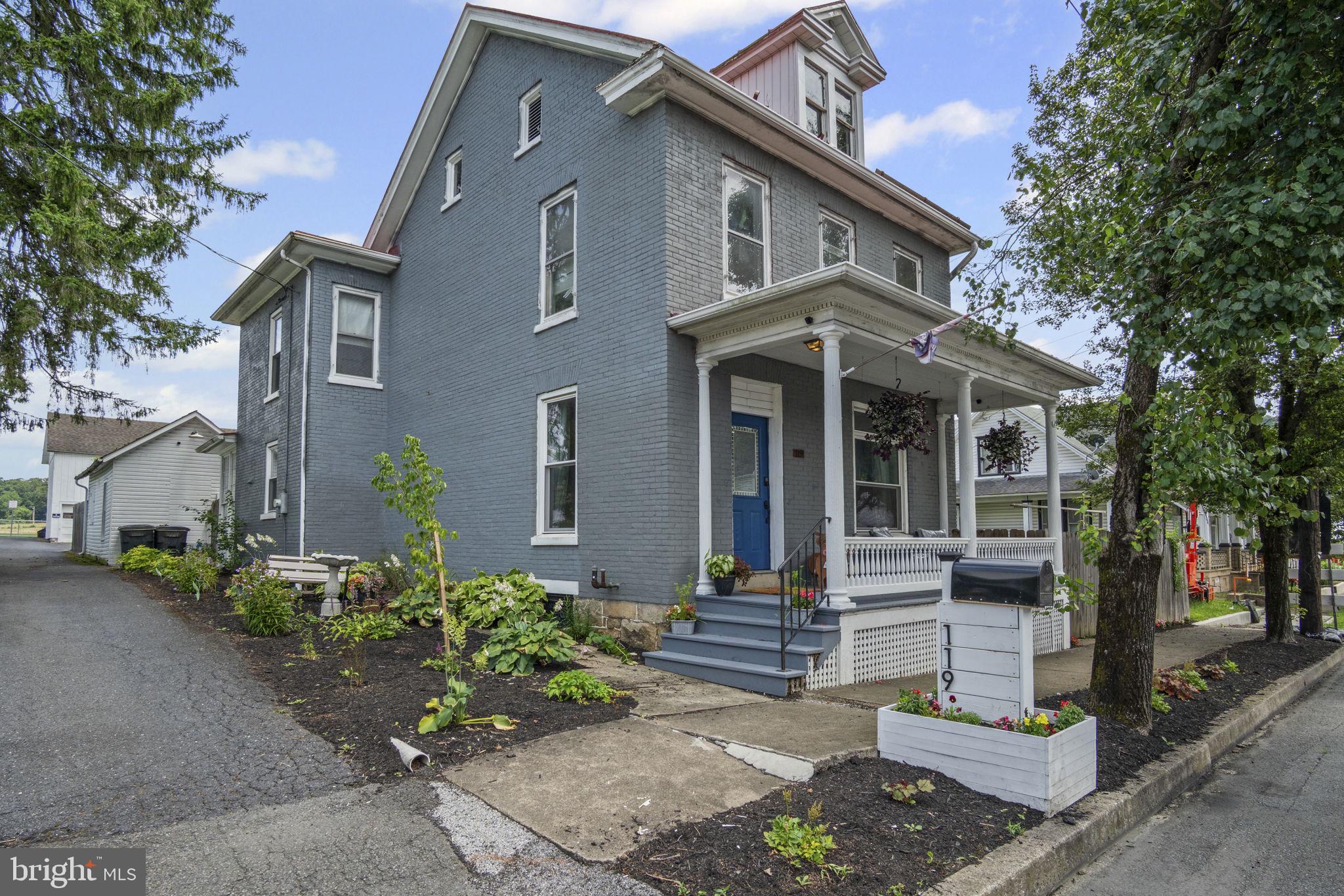 Charming updated brick home in the heart of New Bloomfield borough offers convenience and lots of square footage.
Step inside to find updates throughout including a remodeled, open concept kitchen/dining area featuring an oversized island with granite top—ideal for gathering, cooking, or homework time. The open layout flows into a side entry with built-in storage for jackets, bags and shoes so you can stay organized effortlessly. Laundry room and half bath off the kitchen means no basement trips with the laundry baskets here. Upstairs, you’ll find four comfortable bedrooms and a bonus walk-in closet off the hallway for extra storage or a creative flex space. Thoughtful updates throughout the home blend modern convenience with timeless character.
Out back, enjoy the fully fenced yard with privacy fencing, a perfect space for pets, play, or peaceful evenings. A built-in chicken coop is ready for you to bring your flock while the oversized 2-car detached garage provides plenty of room for parking, tools, or a workshop with a second story that can be cleaned up and used for additional storage or other boro approved opportunities. Walking distance to local conveniences, dining and amazing coffee.
If you’re looking for small-town charm, functional space, and room to grow, this home checks all the boxes.
Be one of the first to see it at our Open House Wednesday evening from 5:30-7:30pm or schedule your private tour!