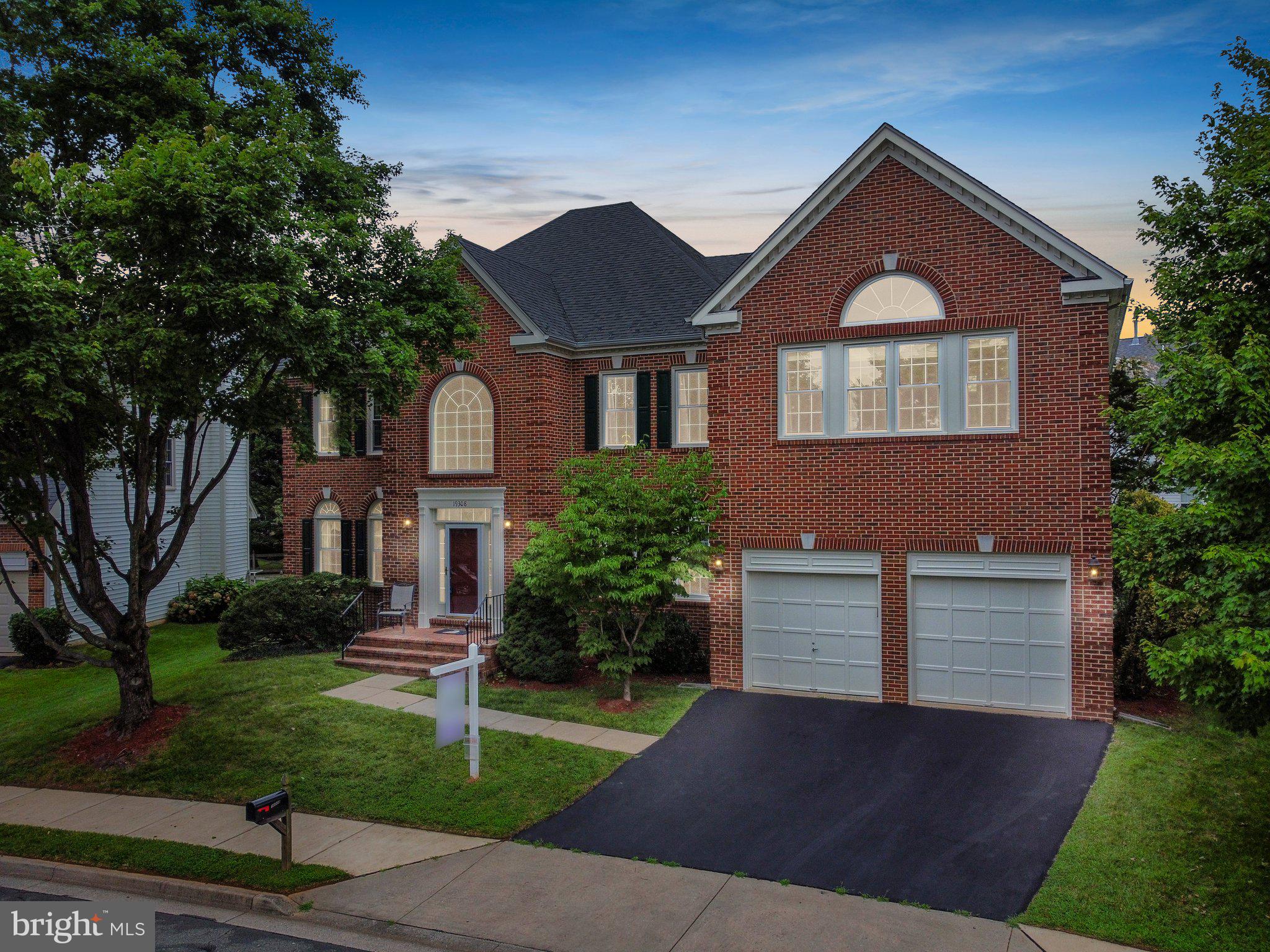 Welcome home to this brick beauty situated on quiet cul-de-sac! Step inside and you'll be greeted by a two-story foyer with sweeping staircase! To the left is the living room and on the right a formal dining room! Gleaming hardwood floors throughout the main level! Beautifully updated kitchen with cherry cabinets, stainless steel appliances, and large pantry! The kitchen opens to a lovely breakfast room with bay window and a door to the deck! Off the breakfast room is the great room which features a stone surround fireplace, crown molding, and large windows! The home office and powder room complete the main level! The upper level includes a spacious primary bedroom with gas fireplace, sitting room, walk-in closet, and luxurious spa-like bath complete with two separate vanities, center soaking tub, and separate shower! The upper level also includes 3 additional generously sized bedrooms, 2 full baths, and laundry room! Two of the bedrooms share a buddy bath and one of the bedrooms has a private ensuite bath. Don't miss the finished basement with huge rec room, bonus room, and full bath!! Enjoy summer BBQs on the spacious deck that overlooks private yard! Updates include: refinished hardwood floors and new carpet 2022; all 38 windows replaced 2020; HVAC replaced 2019, Roof 2013. This one is amazing!!!