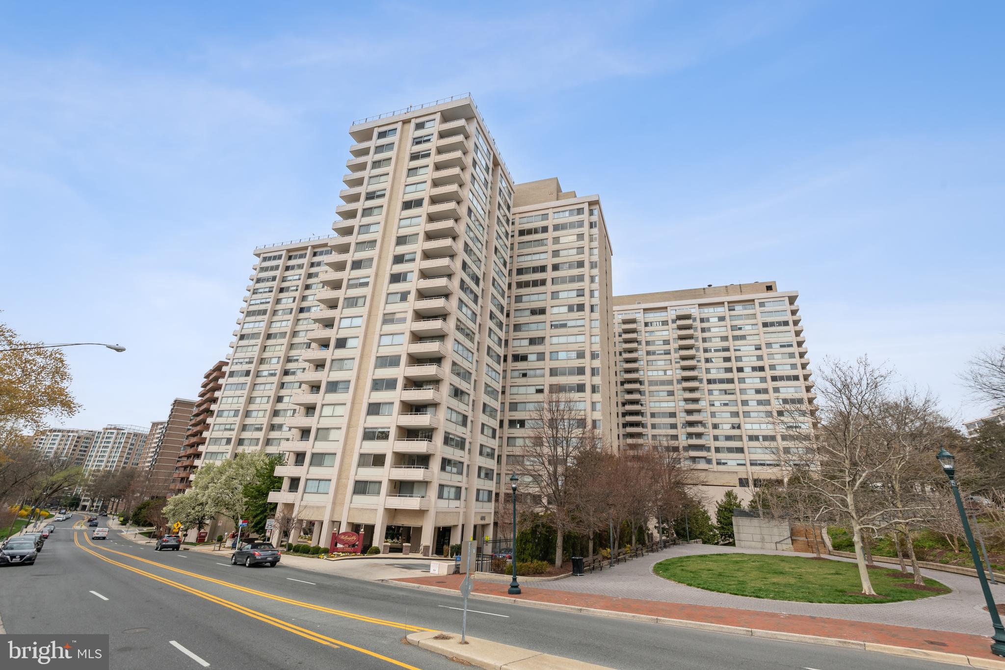 Convenient to AMERICAN UNIVERSITY, BETHESDA, TENLEYTOWN, FRIENSHIP HEIGHTS METRO. Welcome to this LARGE 1 Bedroom 1 Bath condo with BALCONY and GARAGE PARKING SPACE. Rent includes ALL UTILITIES except Internet/TV. Furniture included if wanted. The updated condo features a CONTEMPORARY KITCHEN with custom Maple Cabinets, Counter-top Lighting and Stainless Steel appliances. Enjoy a BUILT-IN MICROWAVE, a NEW DISHWASHER and a NEW 5-BURNER GAS RANGE with CONVECTION OVEN and AIR FRYER. The light-filled home features a large, bright and airy Living and Dining area. The home's spacious bedroom ensuite boasts a large WALK-IN CLOSET, Full Bath with Tub Shower and CUSTOM WINDOW SHUTTERS ensuring maximum privacy. Relax or entertain on your BALCONY with optional OUTDOOR FURNITURE.
The Willoughby of Chevy Chase offers 24-HOUR FRONT DESK service, a spa-like FITNESS CENTER, year-round ROOFTOP SUNDECK, large ROOFTOP POOL, library/business center, party room and more. A complimentary Friendship Heights Village SHUTTLE BUS stops at the main entrance and provides frequent service to the FRIENDSHIP HEIGHTS METRO, nearby GROCERY STORES and RETAIL SHOPPING. The Friendship Heights Village Center hosts community events including art shows, musical performances, movies, public interest forums, classes, club meetings, healthcare fairs, farmers' market and much, much more. The Center also serves as an information resource for the community as well as an election polling place. Conveniently located near Metro Station, Parks, Trails, Shopping and I-495, this condo rental is Available Now for Move-in. The building has a No Pet and No Smoking policy. Call Zandra to see your gorgeous new home. (No charge for emailed rental applications. Online screening required after initial application review. Online service will charge an application fee.) Landlord will remove any unwanted furniture.