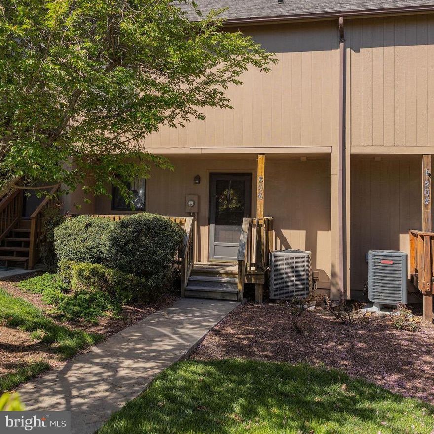 Welcome to 206 Fishhook Lane, a beautifully maintained 2-bedroom, 2-bath townhouse nestled in the desirable Woods Resort community. This charming home backs to a serene wooded area with a picturesque view of the golf course beyond—perfect for relaxing or entertaining on the rear deck.

Enjoy low-maintenance living with HOA dues of $375/quarter (Fishhook/FLCA) covering building maintenance, landscaping, security, and tennis court access, plus an additional $66.67/month (Woods HOA) for dumpster access.

For those seeking more amenities, an optional club membership is available to new owners—providing access to the resort's pool, spa, sports center, golf course, and more—currently offered at approximately $3,000/year. Whether you're looking for a peaceful full-time residence or a weekend escape, this home offers the perfect blend of comfort, convenience, and resort-style living.