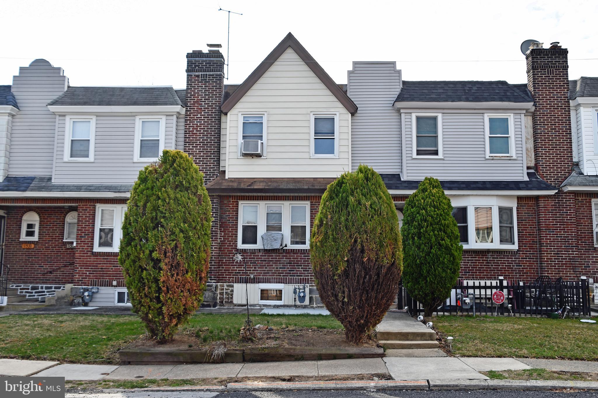 Don’t miss this fantastic Old Folcroft area 3 bedroom town home one block from the Folcroft Septa train station! This move-in ready home is freshly painted throughout with brand new carpets (hardwood underneath) and an open floor plan. The spacious living room flows into the charming dining room which is right off of the updated kitchen. The kitchen has granite countertops, plenty of cabinet space, and newer appliances. Off of the kitchen is a patio that is perfect for grilling or enjoying your morning coffee or an evening cocktail. The spacious backyard is fenced-in and leads to the detached garage. Upstairs you will find 3 spacious bedrooms all with ample closet space and an updated bathroom with a skylight and new iron tub. The dry basement is perfect for storage or it could be easily finished due to the 8” ceilings. The house also offers a new roof, newer 40 gallon Bradford hot water heater, two installed window AC units, new pvc connected from stack to sewer, new pvc connected from kitchen to sewer line , new Whirlpool washer and dryer, oak floating railing, security system included, and two extra parking spots in the back. Close to major highways, restaurants, shopping, airport and public transportation. A lot of work had gone into this house and it is just waiting for someone to make it their home.