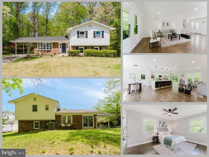 *Open Houses: 5-7 PM Thursday, April 16 | 5-7 PM Friday, April 17 | 1-3 PM Saturday, April 18 | 1-4 PM Sunday, April 19.*

Fully renovated 5BR/3BA split-level in the sought-after Woodson HS pyramid! This like-new home in Annandale's Stone Haven community has been taken down to the studs and rebuilt with quality throughout. Updates include: new roof, gutters, windows, exterior & interior doors, HVAC (2025), water heater, brand-new kitchen with stainless appliances, three fully remodeled full baths, new flooring, railings, sliding doors, and fresh interior & exterior paint. Three finished levels offer flexible living space, plus a walk-out lower level ideal for guests, a home office, or recreation. Situated on a 10,560 sq ft lot with no HOA. Served by A-rated Canterbury Woods Elementary, Frost Middle, and Woodson High. Minutes to I-495, I-395, Braddock Rd, Wakefield Park, Lake Accotink, INOVA Fairfax, GMU, and Tysons. Truly turnkey — just move in and enjoy!