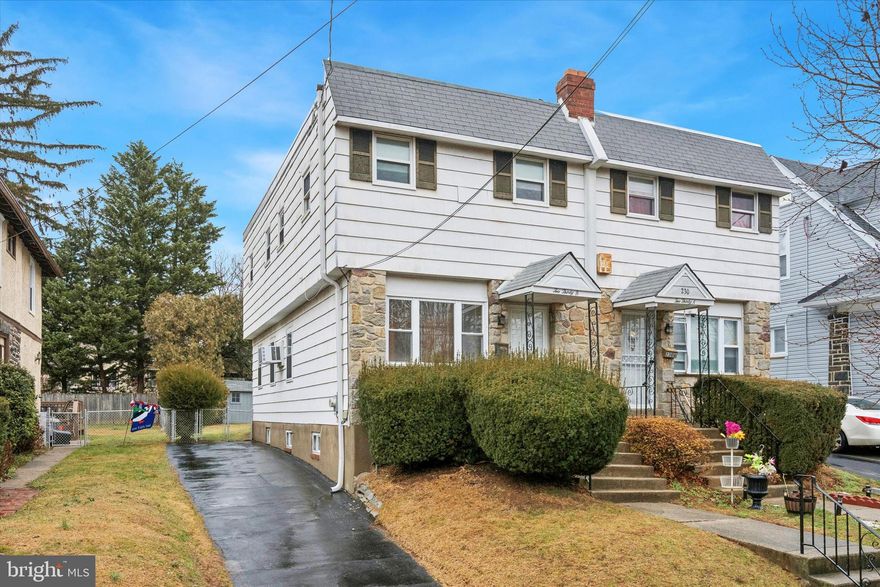 Move in Ready! And look at that bathroom! This home is freshly  painted upstairs and down.  The hardwood floors are lovey. On a nice treelined street, with a fenced back yard, this could be your 2026 Dream Come True! That hall bathroom is spa quality! And the rest of the house, having been freshly painted is waiting for your decorator touches. The hardwood floors are gleaming, but with a coat of poly will be fabulous.  The living room is sunny and bright with windows facing the tree lined street. Formal dining room is an open concept, so fine for huge family holiday gatherings, or a cozy intimate dinner party. . Built in wall A/C will keep your guests comfortable. The kitchen is always the heart of the home and this eat in kitchen with plenty of cabinet storage and ample counter space is a cook's dream. Walk out the back door to a fenced back yard. Large level lot affords plenty of play time and backyard family fun. Storage shed too! Bar B Q time before we know it.  Three large bedrooms upstairs. The basement is finished with a wall of closets tucked under the stairs. The front of the basement is where the mechanicals are found, and includes another large storage area. The laundry room is light and bright and with plenty of space for additional storage. The room with the work bench is accessed through the laundry room, but  also with additional storage . This can be a whole family "creative room". The possibilities are amazing the choices are yours. Come home to 230B South Carol Boulevard. Make it Your Own.