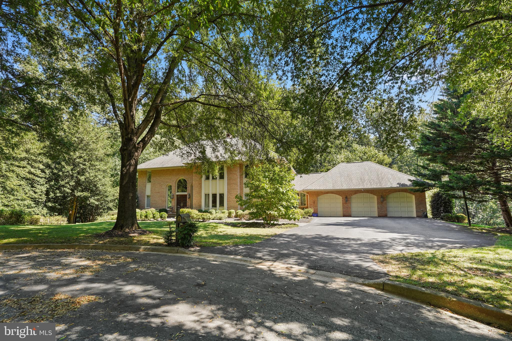 Immaculately maintained brick colonial in prestigious Falconhurst community, the 2-acre+ lot neighborhood. 6 bedrooms 6 full baths, more than 6800 total finished square feet. 2-story grand foyer. Formal living & dining. Renovated gourmet kitchen with huge island, 48" Viking 6 burner stove & range. Built-in refrigerator, wine cooler, warming drawer. 2-story Family room off kitchen with dramatic stone FP & wet bar. Main level office or in-law suite with full bath. Primary bedroom with custom built walk-in closet, Luxury primary bath with jaccuzi & separate shower room. Fully finished full walkout level basement with large recreation room, exercise room, a potential home theatre, 6th bedroom & 2 full baths. Amazing 2-acre private lot sitting on quiet cul-de-sac, backs to woods & stream with 4-season gorgeous view. 3-car garage, expansive driveway. Large deck. Convenient location with easy access to Democracy Blvd and River Road. Minutes to Potomac Village, I-270 & I-495. Great public schools: Churchill HS/Hoover MS/Seven Locks ES. Immediately available. Move in ready!