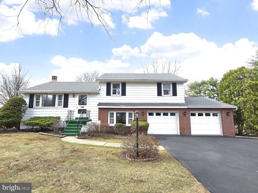 This charming single family home is available immediately, ready for you to just unpack and call it home.  Features 3 bedrooms, 1.5 bath and a  spacious 2 car garage.  Large living room, dining area and kitchen.  Finished lower level  for all your storage needs or to use as an office or play area. Huge backyard with a covered patio, perfect for entertaining. Conveniently located just minutes from Route 309 and tons of shops and restaurants nearby.  This home is ready and waiting for you! Tenants responsible for all utilities.