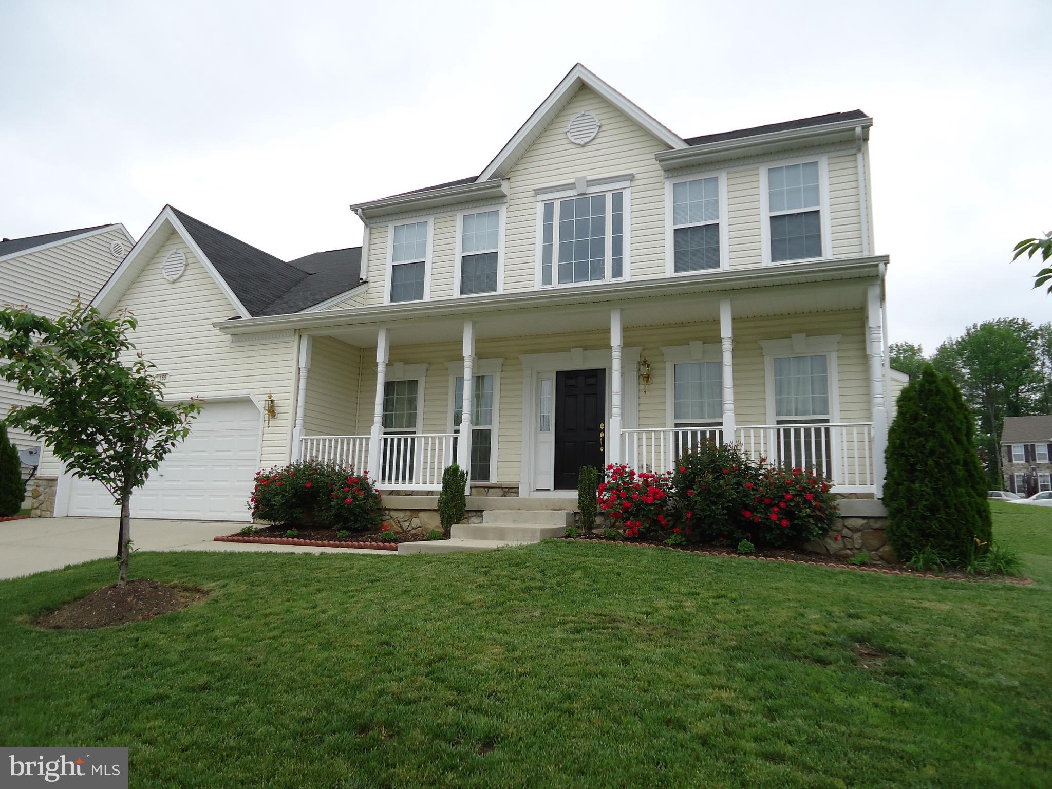 Move-In Ready Single-Family Home in the Desirable Patriots Glen Golf Community! This spacious two-story home boasts an inviting atmosphere with a beautiful fireplace, a formal dining room, and a large living room. The main level features a versatile room that can serve as a 5th bedroom or home office. The gourmet kitchen includes an island, Corian countertops and appliances. Additional features of this home include a brand-new roof and stunning new hardwood flooring throughout the entire house. The unfinished walk-out basement offers ample storage space. A glass sliding door in the kitchen opens to a large, new composite deck that overlooks a serene rear yard, which backs to the golf course. Upstairs, you will find four spacious bedrooms, including an owners suite with two closets and a private bath featuring a dual vanity, bathtub, and tile shower. A laundry room is conveniently located on the main floor with direct access to the two-car garage. Located just minutes from I-95. Enjoy full access to the community outdoor pool (with a separate kiddie pool), tennis and pickleball courts, a clubhouse with a restaurant, playground, and, of course, the golf course. Don’t miss the opportunity to see this incredible home. Owner might also consider a lease at $3,000 a month.