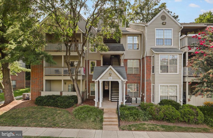 Rare Opportunity!! Top Level Living in the Highly Desirable Penderbrook Square Condominium Community! This beautifully updated and impeccably maintained top-floor condo offers 876 sq ft of light-filled living space with 2 bedrooms and 1 full bath. The spacious living room features a cozy wood-burning fireplace, custom built-in workstation, and large window overlooking peaceful wooded views. The updated kitchen includes stainless steel appliances, granite countertops, an island with seating, and an expansive walk-in pantry with custom shelving providing exceptional storage. The sunny primary suite offers tranquil views of the treetops, a lovely tray ceiling with new fan, and an oversized walk-in closet with built-ins. The renovated full bath features abundant counter space and convenient in-unit laundry. A bright 2nd bedroom is perfect for exercise equipment, office, nursery or dining area! Walk-out to a private balcony—perfect for morning coffee or unwinding after a long day—and includes a storage closet. Recent updates include: HVAC - 2024, electrical outlets and switches throughout- 2022, flooring, recessed lighting, and window coverings throughout-2019, Bathroom renovation- 2019, Kitchen remodel including granite counters & SS appliances- 2018, water heater- 2018. As a resident of Penderbrook Square—surrounded by the 259-acre, private Penderbrook Golf Community—you’ll have access to a resort-style amenity package including a clubhouse, fitness center, outdoor pool, tennis and basketball courts, tot lot, walking trails (Ox Hill Battlefield Park), and nearby picnic areas. Enjoy the 18-hole Penderbrook Golf Course and the convenience of Tysons Corner, Fair Oaks Mall,  Wegmans, and Fairfax Corner just minutes away. Convenient assigned parking spot (#113), plenty of visitor parking, EV charging facilities and dedicated car wash area.  Commuters will love the quick access to I-66, Route 50, and the Fairfax County Parkway. Don’t miss your chance to own this exceptional top-floor move-in ready unit in one of Fairfax’s most fabulous communities!