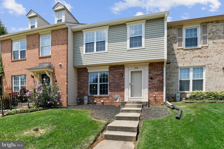 Spacious 3 bedroom Constant Friendship townhome that backs to open space!  Open floor plan with LVP flooring and half bath on entry level. Newer deck off dining room that overlooks a fully fenced yard. Upper level with 3 bedrooms and full bath. Fully finished lower level with wood burning fireplace, wet bar, half bath,  sliders to back yard, storage and laundry room. New gutters and front door.