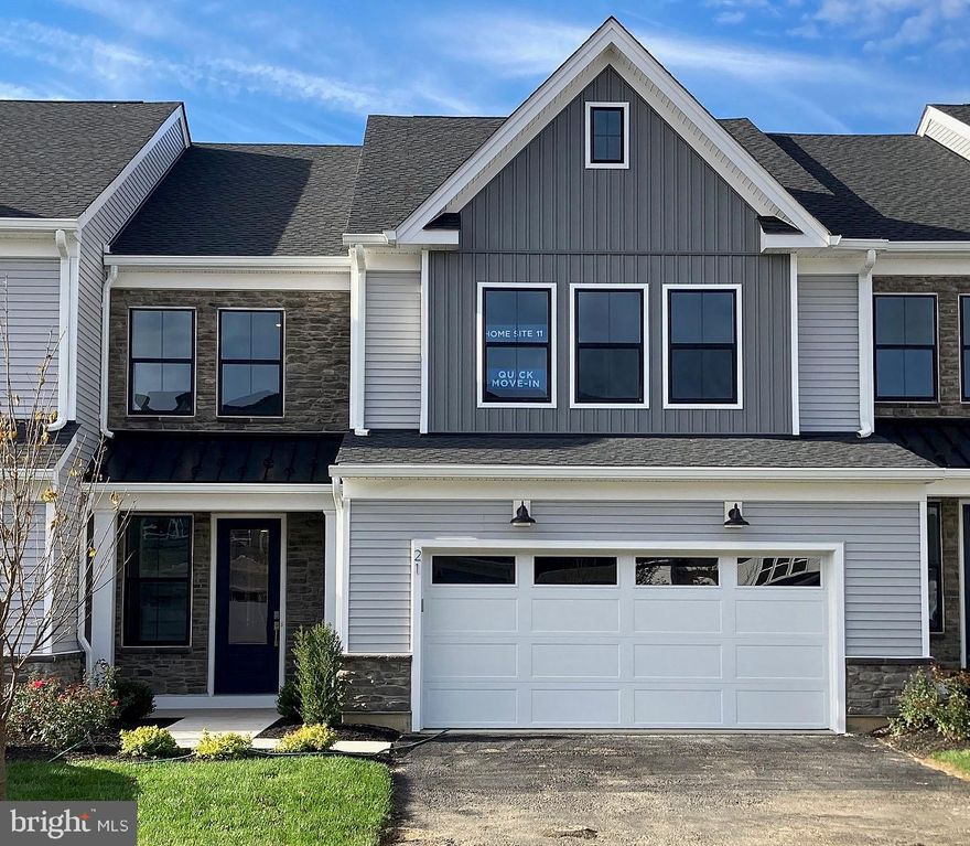 This home is Move-In Ready! The Derby's beautiful porch and soaring two-story foyer hallway open to reveal the great room and casual dining area. The well-appointed kitchen is complete with a large center island with breakfast bar, plenty of counter and cabinet space, and roomy walk-in pantry. Secluded on the second floor, the primary bedroom suite is highlighted by an ample walk-in closet and splendid primary bath with dual-sink vanity and luxe shower with seat. Central to a generous loft, secondary bedrooms feature walk-in closets and shared hall bath. Additional highlights include a convenient powder room and everyday entry, centrally located laundry, and additional storage. This home is on a slab, no basement. If working with a realtor, they must be present at first visit! Please see sales person for all the details. We are open by Appointment Only.  Give us a call to set up your personal appointment. Reserve your home site today!