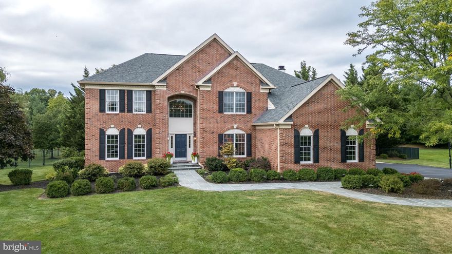 Welcome to 1248 Colts Lane, an exquisite residence set on over 1 acre of land, for sale by original owners. This stunning home boasts numerous impressive features including an open floor plan; a completely renovated custom kitchen with high end appliances, custom cabinetry, and an oversized mahogany and marble island; an impressive backyard entertaining space; and a fully finished basement.  Follow the custom designed bluestone walkways to the spacious 2 story foyer with wide maple floors that continue throughout the entire first floor.  This floor offers an elegant oversized dining room, an open formal living room, and a study with built-in bookshelves.  The completely renovated upscale kitchen, designed by Rittenhouse Home, Newtown, features high end inset cabinets, a 60” Wolf double oven range with 6 gas burners and grill/griddle, a 60” custom hood, Subzero fridge and freezer, 2 Miele dishwashers, glazed porcelain tile backsplash, and honed leather granite countertops. The refined kitchen also includes two custom pieces designed by Johnson Fine Furniture & Design, Pineville -- an oversized mahogany island with double slab Carrera marble, dovetailed large drawers, a built in ice maker, and a prep sink;  and a beautiful large built in beveled glass cabinet with drawers.  A breakfast room provides access through French doors to the outdoor living space.  The grand 2 story great room with Palladian windows, electronic shades, and French doors leads to covered patio area.  The adjacent cathedral ceiling media room can serve as a second office, children’s playroom, bedroom or whatever you desire.  The first floor also features an updated powder room and a laundry room with new appliances leading to 3 car garage.  The upper level of the home features new 7 1/2 inch European oak hardwood in the hallway and new plush carpeting & upgraded padding in all bedrooms and closets.  It also includes a main bedroom suite with a  large full bath, featuring separate water closet and walk-in closets; a princess suite featuring a full bath; and two additional bedrooms with an updated Jack and Jill bathroom.  The fully finished walkup basement -- estimated to provide approximately 1,900 of additional living space -- includes a custom bar, gas fireplace, work out room, TV area, music room, a full bathroom, and room for storage.  The backyard is an absolute oasis!  The 2-tiered patio includes an expansive outdoor kitchen with 48” grill, beverage fridge, and oversized bar.  The custom designed attached hip roof with ceiling fan is a perfect space to enjoy your morning cup of coffee and infrared heaters extend outdoor time in cooler months.  Enjoy the backyard’s stunning sunsets in serene surroundings around the custom built fireplace.  Wind down after a long day in the new (2023) state of the art saltwater hot tub with LED color changing lights.  Splash or enjoy laps in the oversized Grecian style in-ground heated pool. Cast aluminum fence encloses the entire backyard.  Other fine features include custom mill work throughout, an alarm system, outdoor built in sound system, professionally landscaped designed property, irrigation in flower beds, and newer roof, gutter, and downspouts. Offer Deadline Sept 3, 5PM