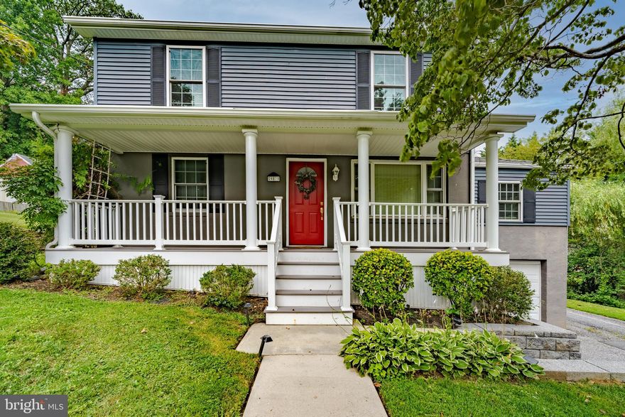 Major addition done in 2011.  4BR, 2  Bath home offering lots of space indoors & outdoors.  Oak flooring on the first floor in the LR & Dining Rm.  Kitchen rehab in 2007 with lots of cabinets, stone tops and updated appliances in 2019-21.  CAC & forced air heat.  Big family room off the kitchen takes you to the deck overlooking the rear yard and stream running alongside the lot line to a county road bridge.  Lots of nature.   A bedroom & full  bath on the first floor, plus 3 bedrooms and dual entry bath on the 2nd floor.  Additional rec room in the lower level, with laundry room, work room, utilities and walkout to the rear yard.  Walk in door to the oversized garage and overhead door to the driveway.  Enjoy the front porch or the rear deck, both offer nice views and lots of nature. Property is 1/4 acre and is a long "pie" shape, wide at road front and the rear converges with several wooded areas of other lots, next to a stream. The young will find adventure.