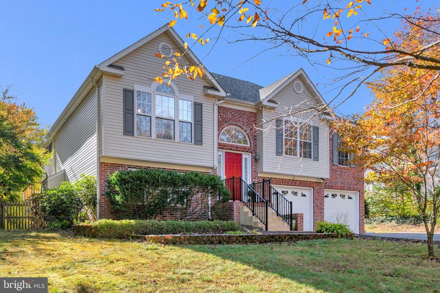 You will feel right at home in this beautiful cozy split level.  The expansive pear tree lined driveway was repaved in mid 2019 and provides plenty of parking in addition to the spacious 2 car garage.  High ceilings and lots of windows let in lots of natural light.  Hardwood floors through hallway, living room and dining room lead to the screened in porch and to a newly refreshed deck over a covered stamped patio.  The fully fenced backyard is home to an inground pool, 2 sheds, a fire pit, and raised gardening beds.  The Primary Bedroom boasts Cathedral Ceilings and a completely renovated Primary bath with a rain shower head and body jets.
