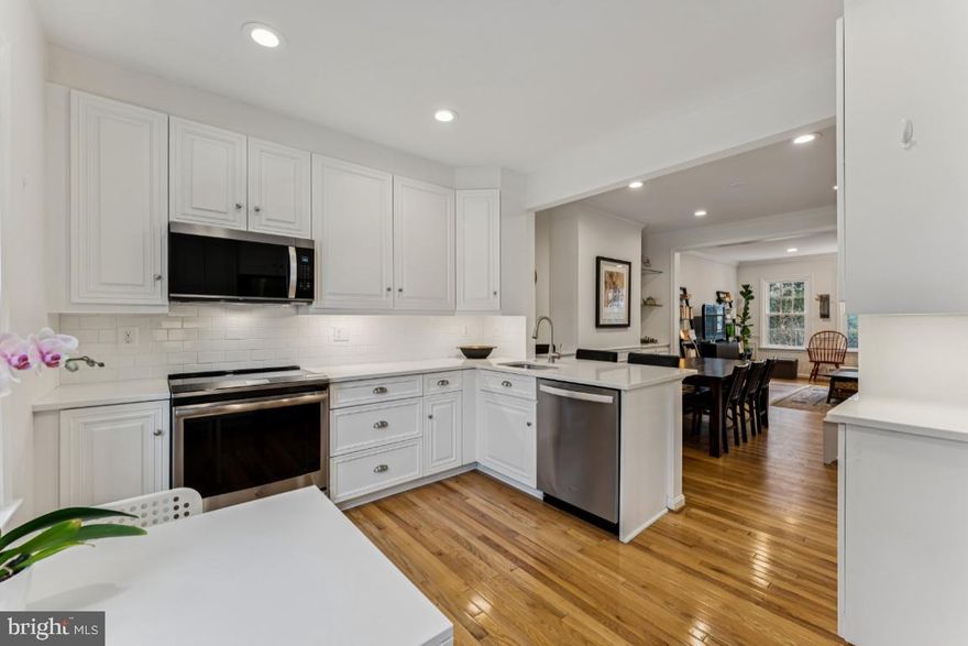 Reintroduced at a compelling new price — now offered at $1,050,000.

Welcome to 3559 Hamlet Place — a beautifully updated and well maintained 3-bedroom, 2 full and 2 half bath townhome offering turnkey living in the heart of Chevy Chase. Designed for modern living, the main level features an open floor plan with seamless flow between the kitchen, dining, and living spaces — ideal for both everyday comfort and effortless entertaining.

Hardwood floors, recessed lighting, and large windows create a bright, inviting atmosphere throughout. The renovated kitchen is anchored by quartz countertops, peninsula seating, updated appliances, and thoughtful finishes that blend style and function.

Upstairs, the spacious primary suite offers a fully renovated bath with walk-in shower and generous closet space, creating a true retreat. Two additional bedrooms and an updated hall bath complete the upper level.

The fully finished lower level provides flexible living space ideal for a family room, home office, or fitness area, along with a half bath and walk-out access to a private patio — perfect for outdoor dining or relaxing.

Enjoy the space and lifestyle buyers want — with significantly less exterior maintenance than a typical single-family home — all in a prime location moments from shops, dining, parks, and major commuter routes.

Property Taxes, Water, and All Exterior Maintenance are INCLUDED in HOA/Co-op Fee. No State or County Transfer or recordation fees with coop sale. Other closing costs apply. Ask Listing agent.  New to Co-ops? We can help. Happy to answer any questions you might have about the process.!