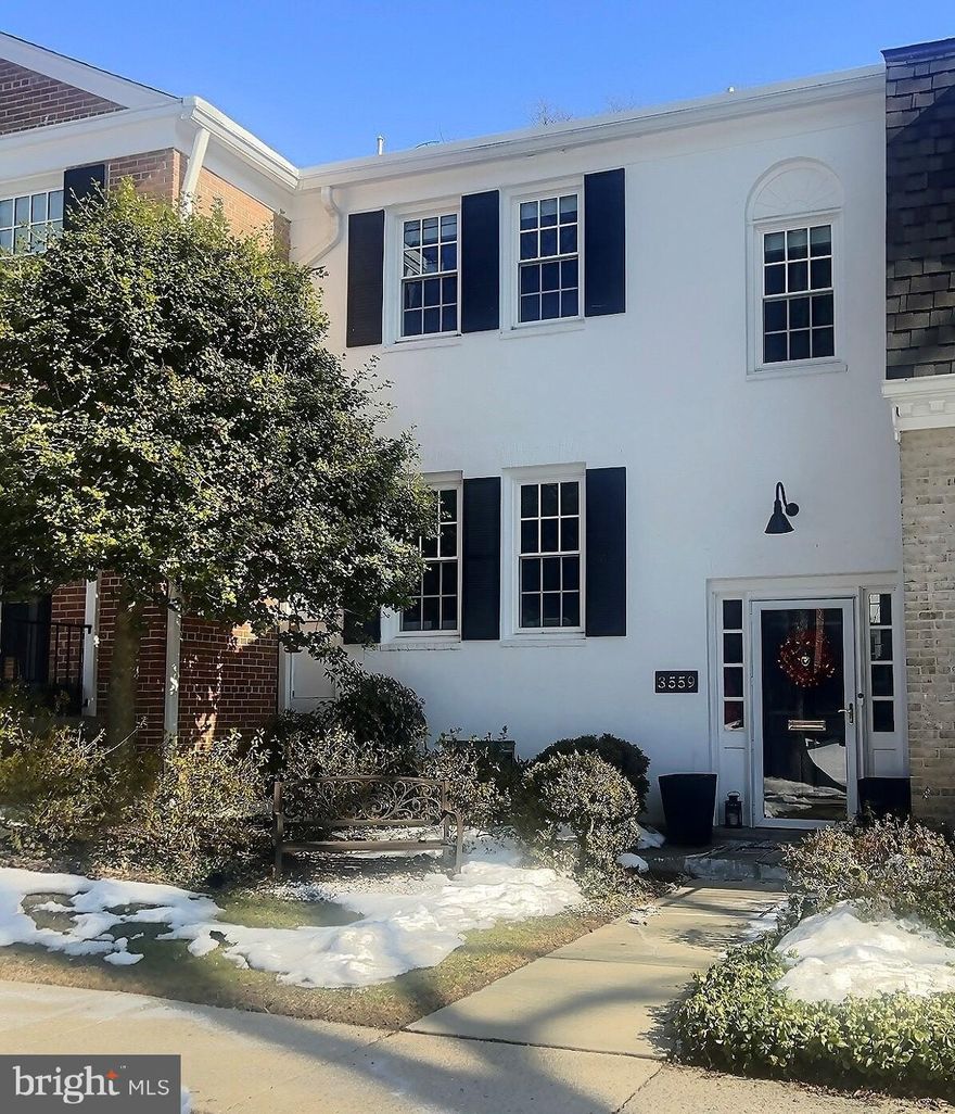 *** Property Taxes, Water, and All Exterior Maintenance are INCLUDED in HOA/Co-op Fee*** 

This meticulously maintained and cared for home is ready for you to move right in. Welcome to 3559 Hamlet Place in Chevy Chase, MD — a beautifully updated 3-bedroom, 4-bath (2 full, 2 half) townhome offering exceptional indoor-outdoor living and recent improvements throughout. The main level features a renovated open-concept kitchen and living space with tons of light pouring in from new wall-to-wall windows. Kitchen has a peninsula with seating, all new appliances, gorgeous quartz countertops, additional outlets, under-cabinet lighting, upgraded hardware and more. With hardwood floors throughout, this level also features dental molding and floor-wide recessed, dimmable lighting, adding warmth and flexibility. Updated half bath on this level. Hardwood flooring continues upstairs, where the spacious primary suite features a fully renovated bath with walk-in shower and walk-in closet, as well as ample space for a seating area, making this room a truly tranquil retreat. Two additional bedrooms with a renovated bath in the hall featuring a tub and shower. The finished lower level also has recessed, dimmable lighting and walks out to a private, professionally hardscaped and landscaped patio — a perfect setting for entertaining or quiet outdoor relaxation. Half bath and separate laundry/utility room (with new washer/dryer, whole-house Aquasana water filtration system, and hot water heater) as well as additional storage on this level. Extensive mechanical, attic insulation and other efficiency upgrades provide peace of mind, including basement waterproofing and sump pump installation (B-Dry Systems). Location can't be beat. While in a quiet, tucked away community on a courtyard, this townhouse is close to everything. Right up the street you will find shops, restaurants, CVS and much more, as well as the future Purple Line Chevy Chase Lake stop and Capital Crescent Trail. Minutes from downtown Bethesda, the DC line and I-495, this home provides an ideal, unbeatable combination of privacy and convenience. 

New to Co-ops? We can help. Happy to answer any questions you might have about the process.