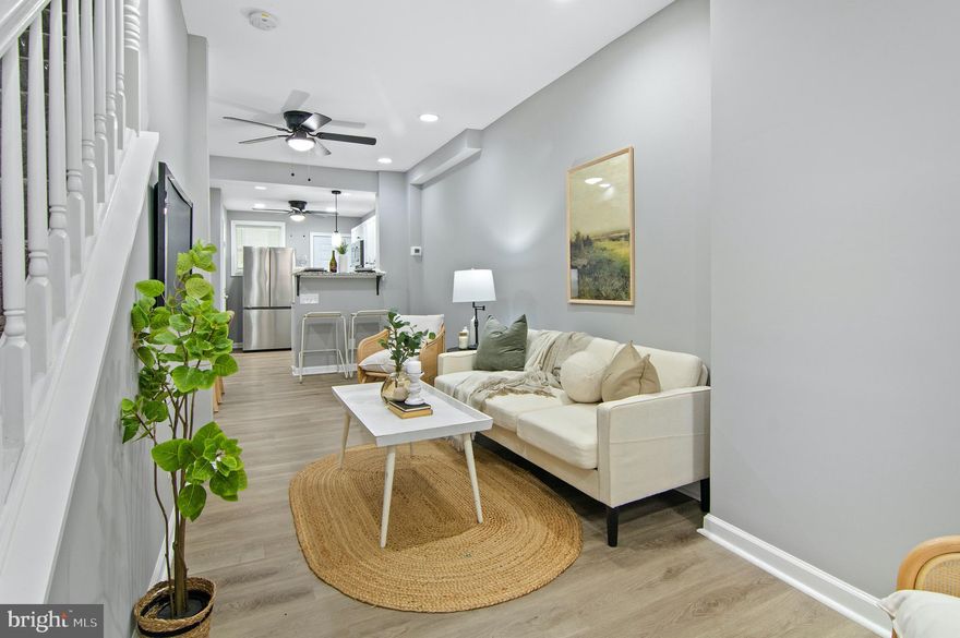 Introducing the perfect urban gem in the heart of Pigtown - a newly renovated 2 bedroom, 1 and a half bathroom townhouse with modern upgrades. Step into this beautifully remodeled home and be greeted by stunning new vinyl plank flooring that seamlessly flows throughout the main living areas, giving a fresh and stylish touch to the space. The kitchen has been upgraded with sleek granite countertops, providing the perfect space for meal preparation and adding an elegant touch to your cooking experience. 
Escape to the private deck, accessible from the rear bedroom, and enjoy your morning coffee or unwind with a book in the tranquility of the outdoors. One of the standout features of this townhouse is its proximity to desirable attractions. Located just a stone's throw away from M&T Bank Stadium, Camden Yards, and the Horseshoe Casino, you'll have easy access to fabulous entertainment options for sports fans and casino enthusiasts alike. Additionally, with its convenient proximity to major highways such as I-95 and I-895, commuting to and from work or exploring what Baltimore has to offer becomes a breeze.Don't miss out on this incredible opportunity to own a newly renovated townhouse in Pigtown with modern upgrades, a private deck, and an unbeatable location. Schedule your showing today and make this stunning property your home sweet home.