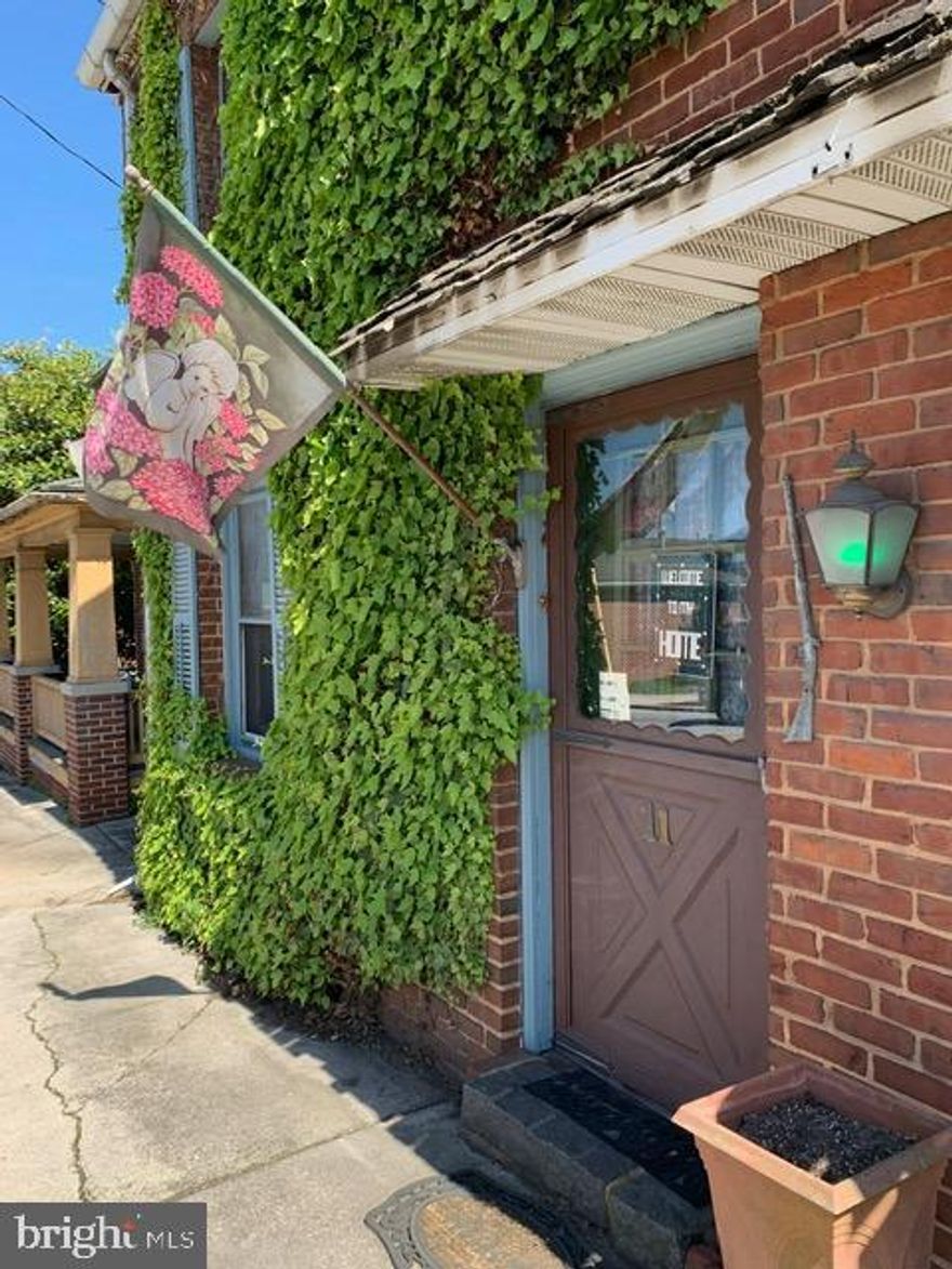 This charming home was one of the first built in Abbottstown in 1783! Original part of house is log with chestnut wood. Exposed beams, vintage hardwood flooring. Convenience of first floor bedroom and full bath, another full bath upstairs. Relax in the great back yard. Detached garage in back.