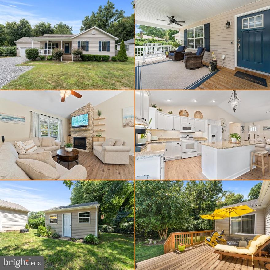 Welcome to this spacious meticulously maintained  home, which is perfectly located in the sought-after Colonial Beach community—known for its small-town coastal charm, sandy beaches along the Potomac River, and easy commute to Fredericksburg, Dahlgren, and Washington, D.C.

Westmoreland Shores has a nice club house with a large deck overlooking the Monroe Bay that can be rented for parties by the residents of the community.  The private beach access is for residents only.  There is a voluntary POA called Potomac Westmoreland Shores Civic Corporation (PWSCC).  Cost to join is only $60 annually.  Once you join PWSCC, then you can pay $50 a year for a boat ramp key for your personal use and rent a boat slip for an additional fee.  

This 3-bedroom, 2-bath home offers both comfort and upgrades. The open layout features luxury plank flooring, granite countertops, and a stone gas fireplace (2021).  The kitchen island provides the extra space needed when entertaining guest.  There is an additional living suite off the primary bedroom with private deck access.   The property has been thoughtfully maintained with new systems and enhancements including a gas tankless hot water heater (2021),  2 separate completely encapsulated crawl spaces, and freshly graveled driveway (2025).

Outdoor living shines here with a beautiful front porch,  large deck and custom shed with electricity in the backyard.  There is already a gas line run to the deck for your grill and to the firepit in the yard, so there is no need to worry about switching out a propane tank mid cook.  The 120-gallon propane tanks fuel the fireplace and outdoor features for efficiency and convenience.  Property was just recently surveyed and staked.  A copy of the plat is available upon request.

Enjoy the peaceful setting of Cedar Lane while still being minutes from the beach, boardwalk, restaurants, marinas, and golf cart-friendly streets that make Colonial Beach a favorite destination for full-time living or a weekend retreat.