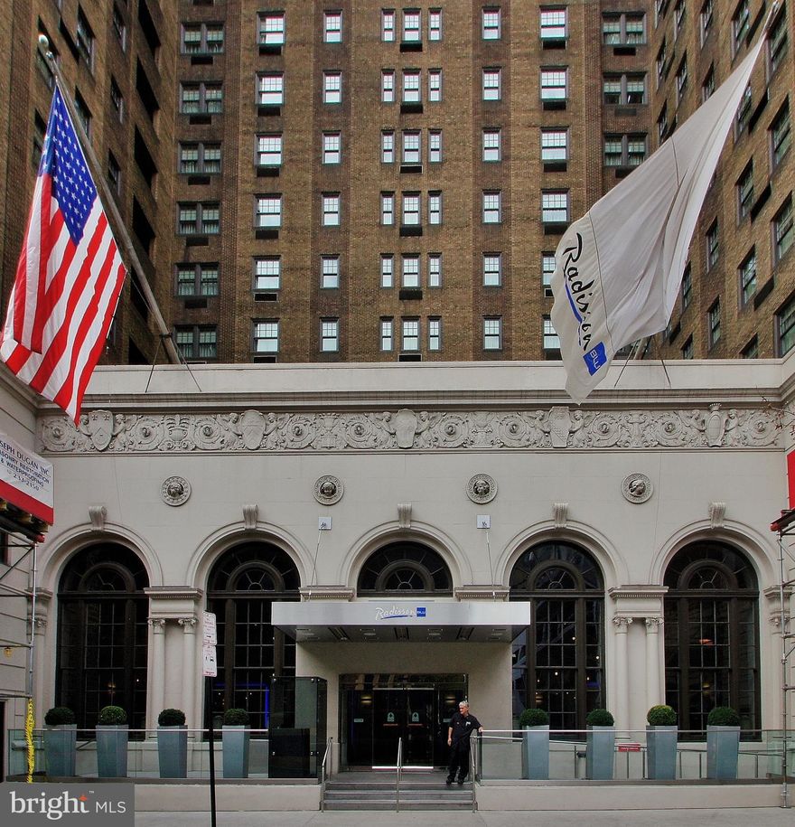 As soon as you enter the dramatic and gorgeous lobby and take the private elevator just reserved for condominium residents, you will arrive at the perfect pied a terre, or studio apartment. Enjoy the comforts of a center city condominium and amenities of a hotel all in one. Located one block from Rittenhouse Square at the tony address of 17th and Locust Streets, you enter to gleaming Brazilian Cherry hardwood floors, a combo washer-dryer, a sleek granite and stainless kitchen, a gorgeous marble bathroom. Your private concierge can tell you about the on site Rittenhouse Grill, Spice Finch and The Coffee Bar, as well as a huge array of stores and shops in Center City's most well known location. This is city living at it's best. Tenant pays metered electric plus cable and internet. (cable is currently $35  per mo)and $300 move in fee. In addition tenant pays pro-rated common area utilities at approximately $11.18 for electric, $21.56 for steam and $14.55 for water.  If interested, listing agent must prepare lease.