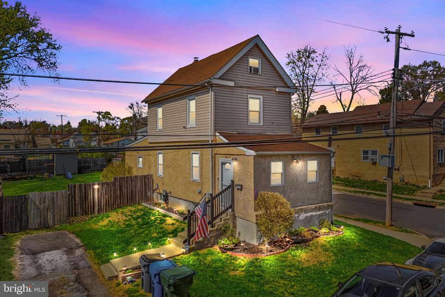 Welcome to 1578 Prospect Ave in Willow Grove. Packed with charm, updates, and outdoor space, this single in Abington Township, offers comfort inside and out. This home welcomes you with bright living and dining spaces that feel warm and inviting, perfect for everyday living or hosting friends. The updated kitchen stands out with stainless steel appliances, a center island, ample cabinetry, and room to gather. Upstairs, three bedrooms are thoughtfully spread across multiple levels, including a spacious third-floor retreat ideal for guests, a home office, or bonus room. The renovated full bath adds a fresh modern touch, while central air keeps things comfortable year-round. Need extra space? The unfinished basement includes laundry and plenty of storage. Step outside to a deep fully fenced  backyard ready for play, pets, gardening, or relaxing evenings, plus convenient off-street driveway parking. Schedule your private showing today and get ready to call this house your new home.