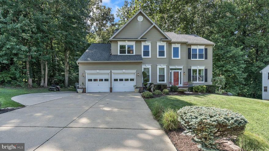 Back to Active. A commuter's dream home! This 4 bedroom, 3.5 baths and finished basement home sits in the Settle Woods subdivion. Located near 210/Indian Head Highway, allowing easy access to D.C and NOVA areas.
Newly updated and lovingly cared for by the previous owners, this home boasts beautiful hardwood floors, luxury tile/laminate and brand-new carpets. The roof is 5 years old, and the HVAC system as well as the gas water heater are new.  From recessed, dimmable and color-changing lighting to soft close cabinets and open shelving, this home comes with almost all the benefits and features of a new build-- without the school tax price tag. 
The kitchen has new countertops, a center island, a deep farm-house style sink, natural gas stove with a microwave above and a new fridge and dishwasher.  Blending into the kitchen is the living room, newly carpeted. painted and equipped with dimmable recessed lights to accentuate the cozy gas fireplace and oversized windows with a direct view of the private backyard.  Just before the kitchen is the half bath and entrance to the 2-car garage. Towards the foyer is the formal dining room and sitting room featuring big beautiful windows to let in plenty of sunlight. The main floor office could double as a guest room, and is located by thefront of the home, and has a large window and French doors. 
On the second level there are 4 bedrooms and 2 full baths and a laundry room. The hallway bathroom is newly updated and has an anti-fog mirror, a built-in Bluetooth speaker, luxury tile matching the laundry room. Featuring double doors and a gorgeous chandelier, the primary bedroom has 2 large walkin closets and stunningly remodeled ensuite bathroom with luxury vinyl flooring, dual vanities, anti-fog mirrors, color changing lights, built-in Bluetooth speaker, a luxury soaking tub and separate rainfall shower.
The fully finished basement is great for entertaining, working out, creating a man cave or housing guests. There is a recreation room, a full bathroom, a bar room and a small den as well as several closets for storage. Due to having its own entrance, the basement can be offered as an in-law suite.
Enjoy spacious and professionally landscaped front and back yards that include a deck, firepit and shed. The backyard and part of the side yard backs up to a forest conservation area, and therefore cannot be cleared or built upon, ensuring privacy and peace.
Please view document section for list of recent upgrades.