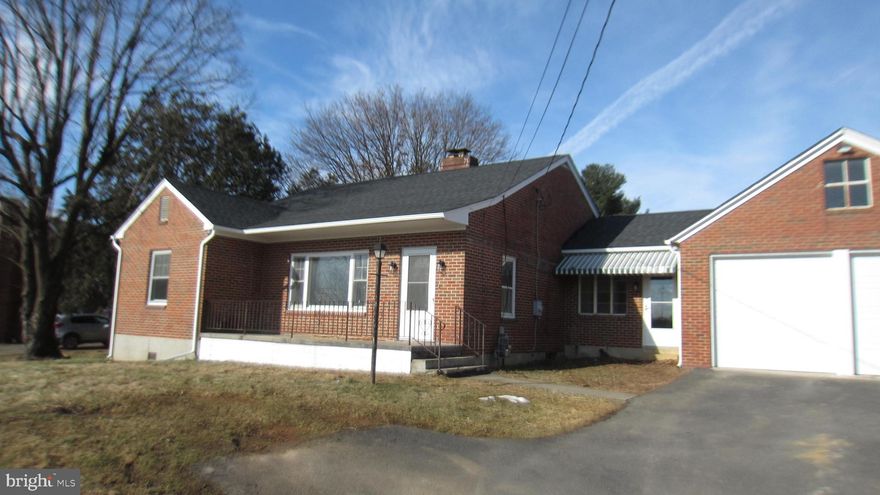 Older well built home with beautiful remodel job completed and new 30 year architectural shingles. Natural gas furnace.  Small sun room between house and garage that is  heated with electric .  Located in Frederick County  on one acre and NO HOA.  Only two miles to downtown. Seller  will give $1,500.00 for kitchen appliances allowance.