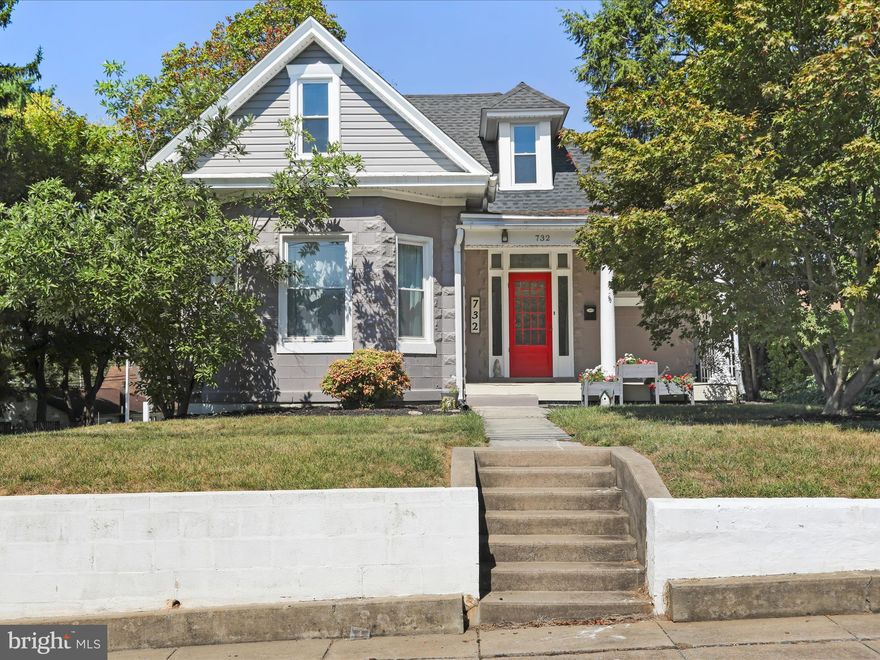 The photos tell the true story. This rare gem is a meticulously cared for home and is truly as gorgeous as the pictures look. The 10 feet high ceilings enhance the abundent natural light that flows in from the tall windows allowing the gleaming hardwood floors to shine. The woodwork and stained glass in the foyer add elegance and old-world charm to this exquisite home. An 8x16 covered front porch overlooks beautiful landscaping and invites you to sit back and relax with your favorite beverage and a good book. Garage and full basement offer plenty of additional storage. The property line extends past the left side of the driveway and includes the shed at the back of the lot. Back of the property is acessible from the alley.