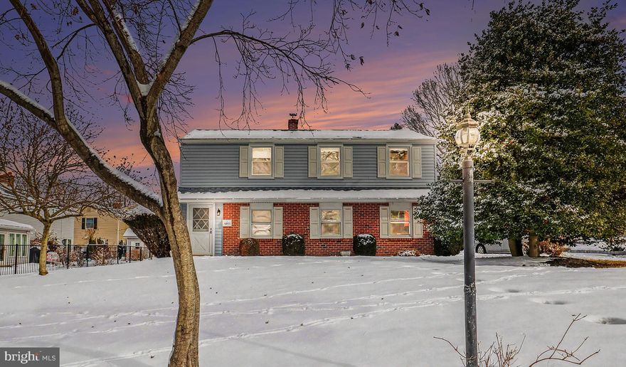 Welcome to Whitemarsh Meadows! This well-kept home is awaiting its next residents. Pull up and note the shared driveway, lined in Belgium block and redone about 2024, and just seal-coated in 2025. Heading up the drive you note the newer siding and roof 2022.  A stamped concrete walkway leads you to the front door. Enter into a spacious combination living room/dining room.  Off the back of the living room, a good-sized addition with a large closet and a newer bay window installed in 2022. This versatile room could serve as a first-floor bedroom or family room space. It has access to a lovely rear backyard. Back inside, loop past the dining room to the renovated eat-in kitchen with wood cabinets, granite counters, and black appliances. Gas cooking! The owner bumped out and expanded to create a Laundry Room  / HVAC Room. Walk-in pantry and half bathroom. Gas Water Heater 2022. HVAC 2022.  Heading upstairs, you will find 5 Bedrooms! One hall, a full bathroom, and a bedroom with an en-suite bathroom. Potential abounds to join two bedrooms to make a large main bedroom suite. Excellent School District. Close to Shopping, Dining and Major Arteries.  Colonial School District Property and Miles Park surround this popular neighborhood. Make an appointment and make it yours today!
