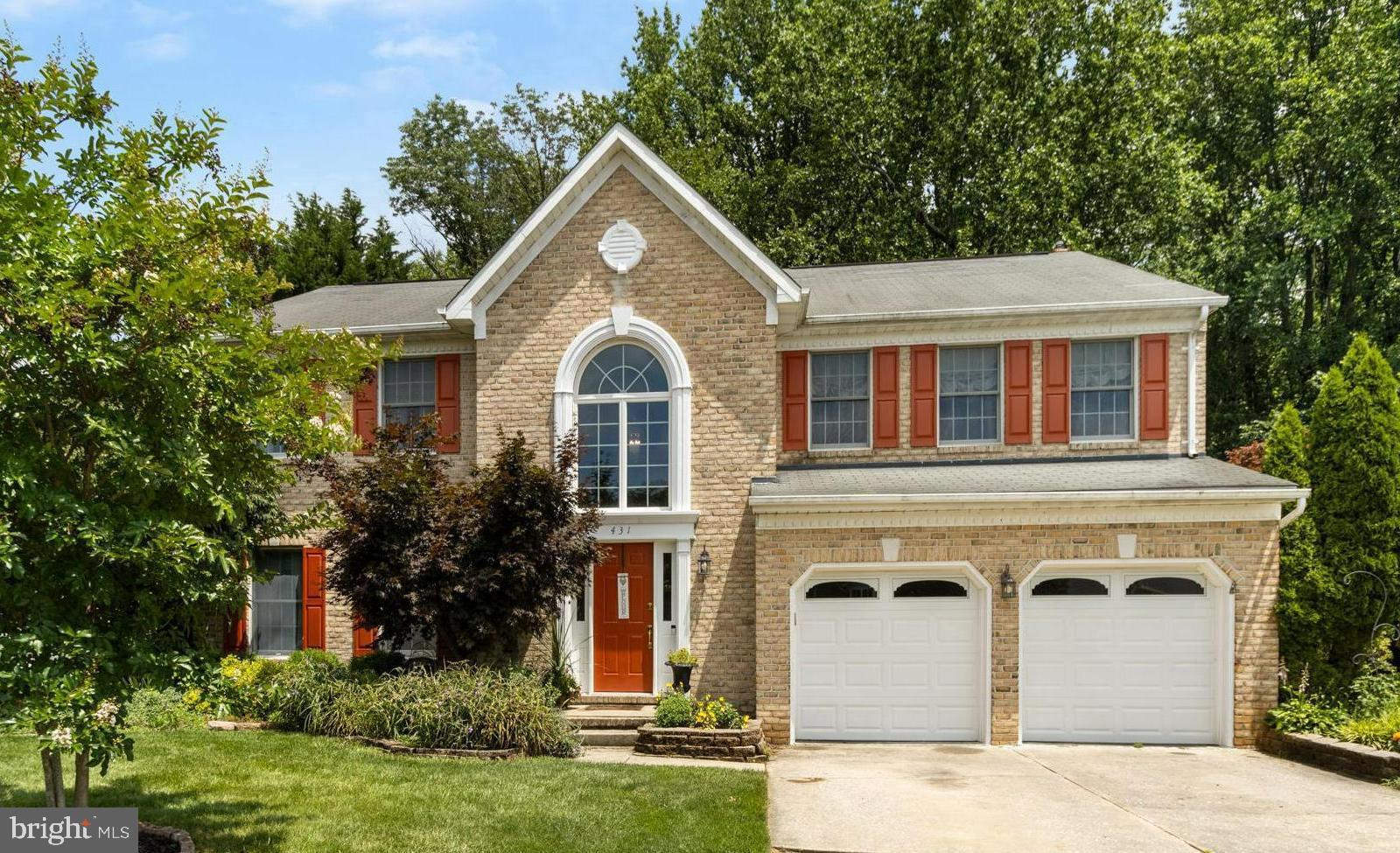 DON'T MISS THIS BEAUTIFUL HOME! Move right into this remarkable, beautifully maintained 5 bedroom colonial in desirable Patterson Mill School district. Impressive 2-Story Foyer with hardwood floors and dramatic atrium window. Formal living & dining rooms w/hardwood floors, crown moldings &chair rails. Gourmet kitchen w/center island, ceramic tile flooring/backsplash, recessed lighting, and breakfast area w/access to large deck. Sunken family room off kitchen w/gas fireplace. Upper level features new carpeting, a spacious landing, and convenient laundry area. Expansive primary bedroom w/cathedral ceiling, walk-in closet, and luxurious en-suite bath with garden tub and separate shower. Finished lower level features in-law quarters w/bedroom, full bath, service bar w/microwave, living area with fold-down counter &walk-out to rear patio. Huge storage room w/built-in shelving. Ample parking w/driveway and 2-car garage. Nestled on a premium, private landscaped lot that backs to mature trees this home is a Nature Lover's Paradise! *** TRULY A GREAT FIND! ***
