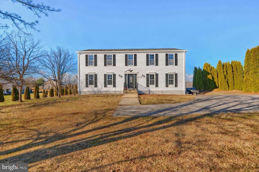 This beautifully renovated Colonial offers 2,688 sq. ft. of thoughtfully designed living space nestled in a lush and serene three-plus acre setting. The home features high-end finishes, crown molding, new flooring, and updates in every room. The first floor is a carefully crafted living space that includes an open kitchen-dining combo that leads out to a large deck with sensational views of the countryside. The kitchen/dining area are accompanied by a mudroom that leads out to the side deck, followed by a spacious den, full living room and dining room. Upstairs, there are four generously sized bedrooms with the primary suite including a walk-in closet. Mechanicals are all upgraded with brand new dual heating & AC system installed with all new duct work and plumbing. Complete exterior transformation, with professional landscaping done on the entire 3+ acres. Roof installed in 2022,. MORE PHOTOS COMING SOON